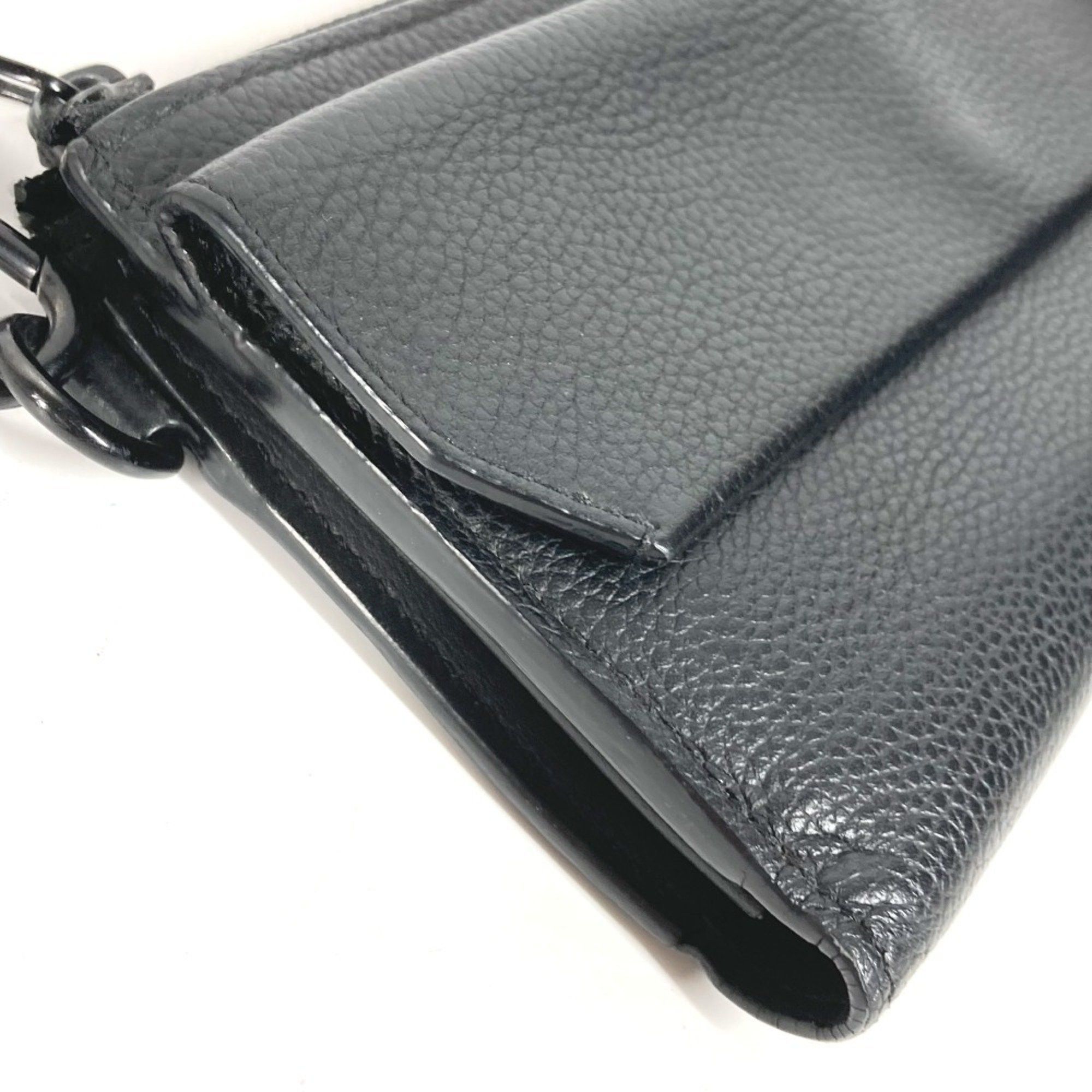 Louis Vuitton LOUIS VUITTON M69831 Aerogram Zippy Wallet, Round Zipper, Grained Leather, Men's, Noir Black Size ONE SIZE - 8 Thumbnail