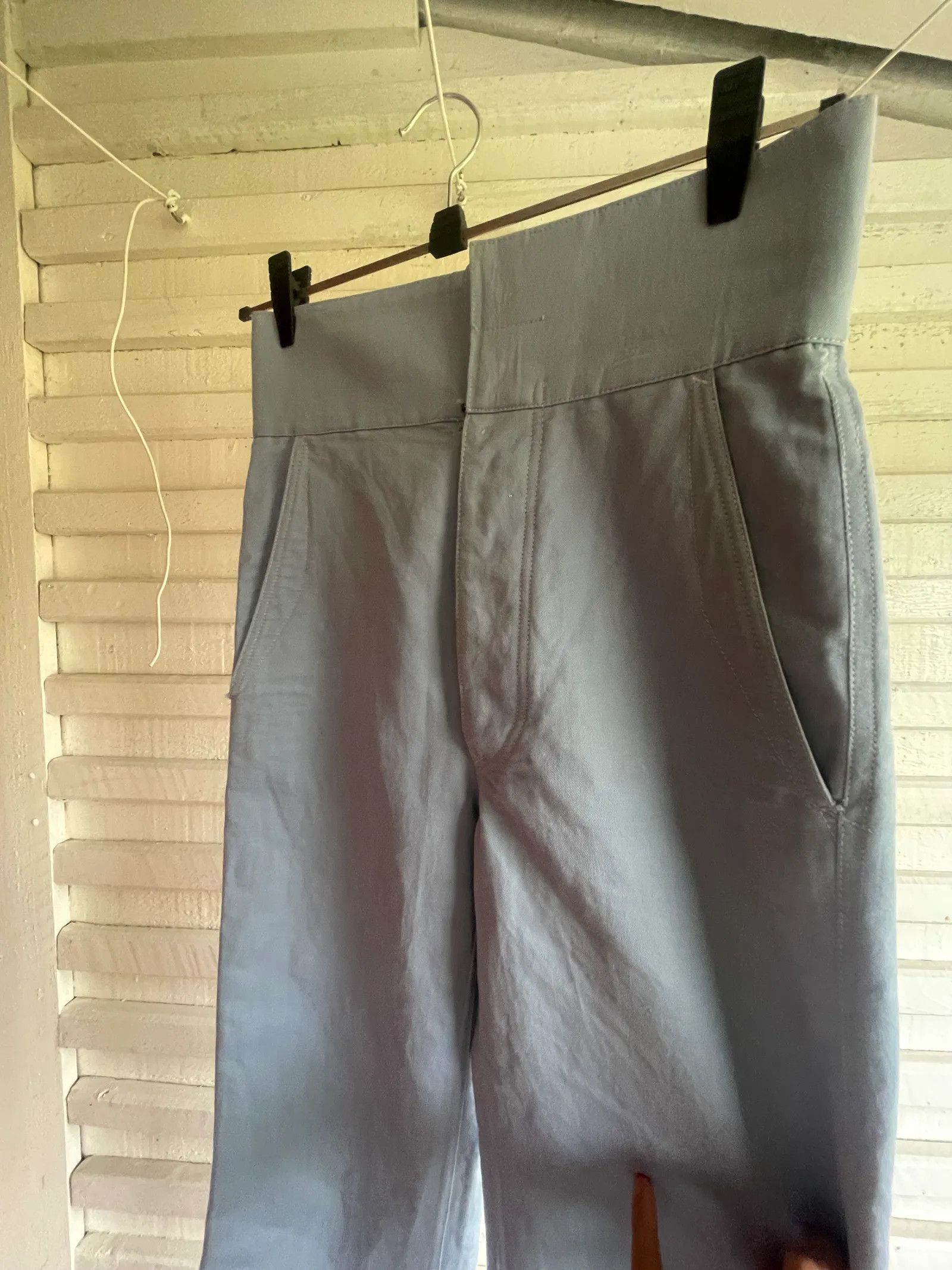 Haider Ackermann Haider Ackermann Workwear trousers trooper light blue Pants Size 34" / US 12 / IT 48 - 3 Thumbnail