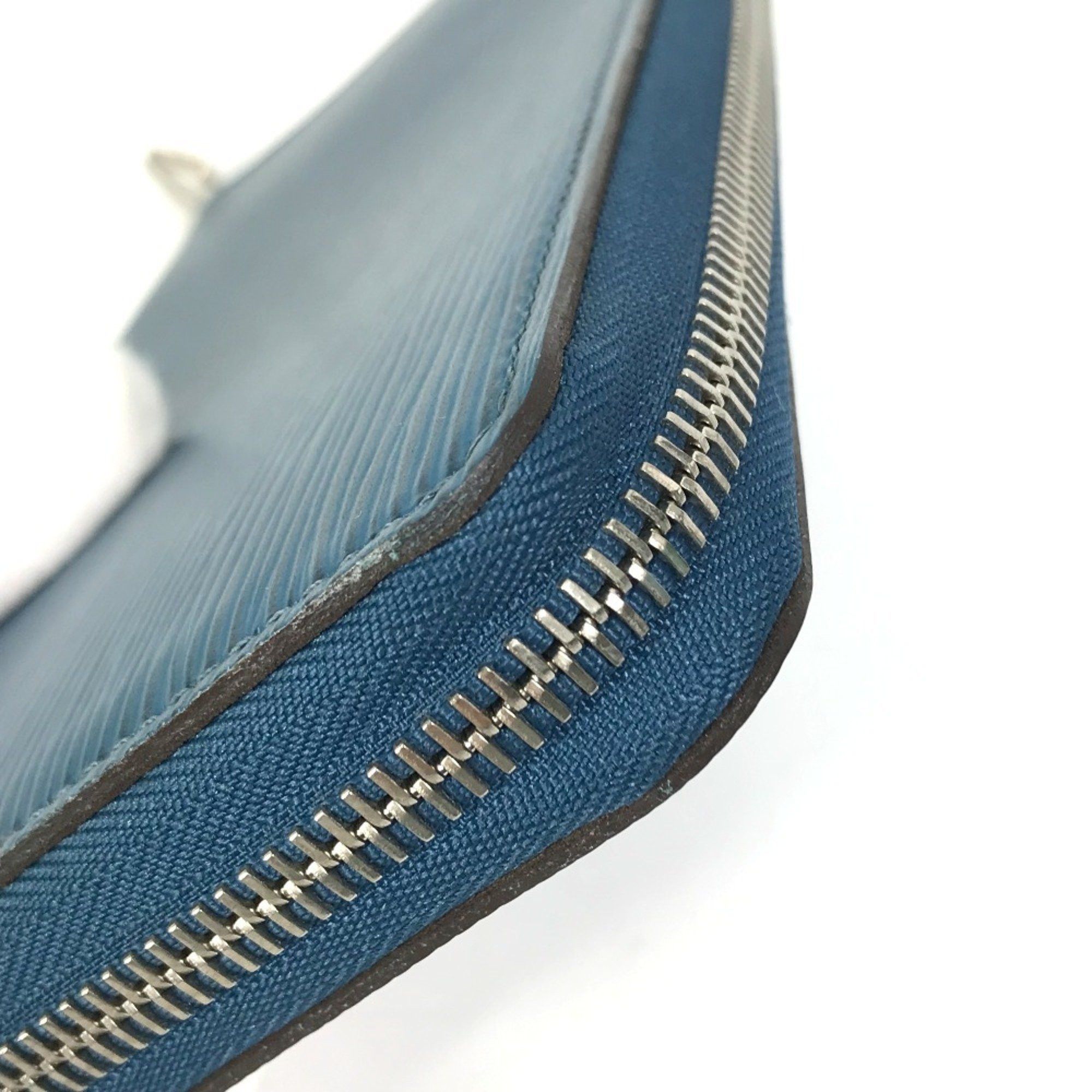 Louis Vuitton LOUIS VUITTON M60619 Epi Zippy Organizer Long Wallet in Leather, Men's, Navy Size ONE SIZE - 10 Thumbnail