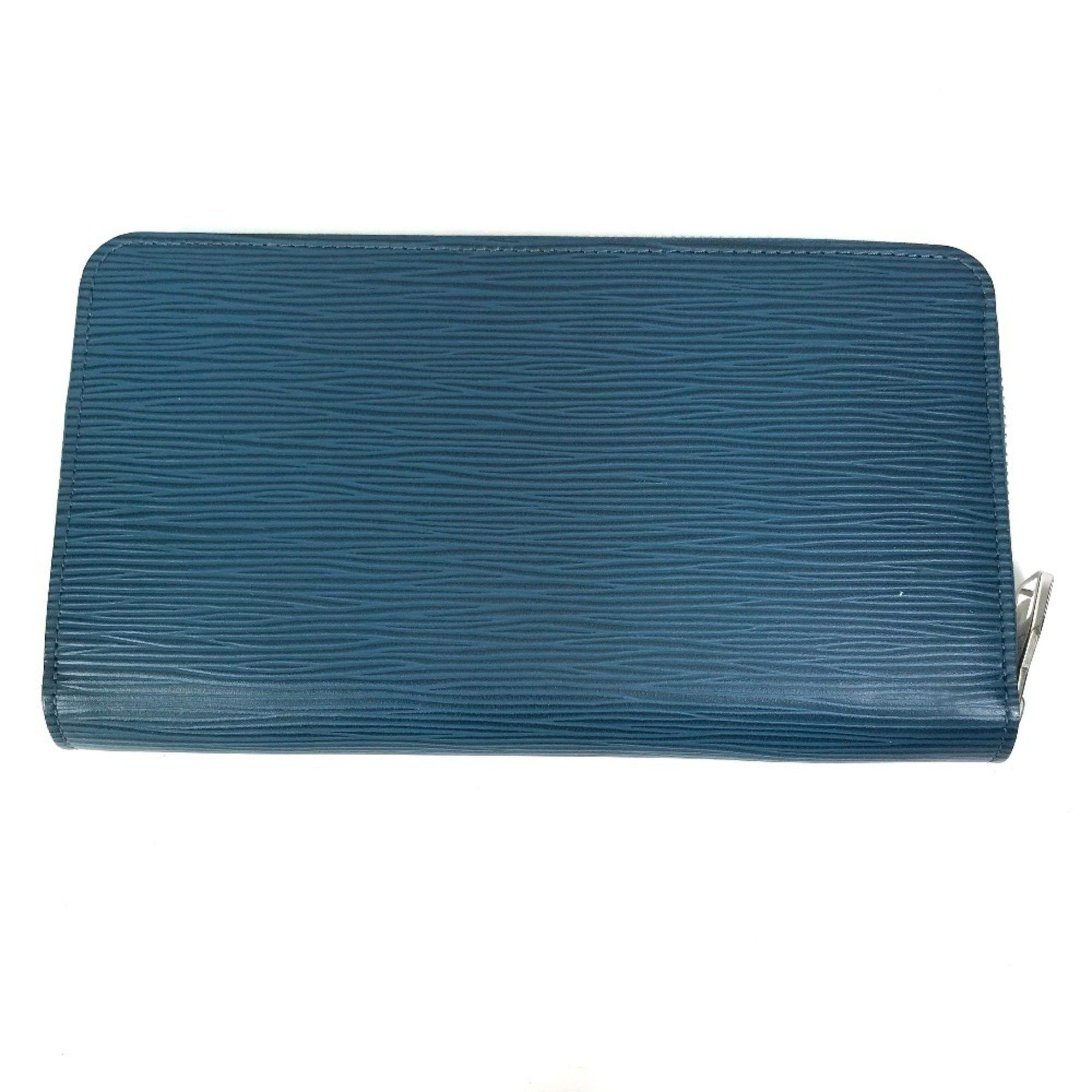 Louis Vuitton LOUIS VUITTON M60619 Epi Zippy Organizer Long Wallet in Leather, Men's, Navy Size ONE SIZE - 2 Thumbnail