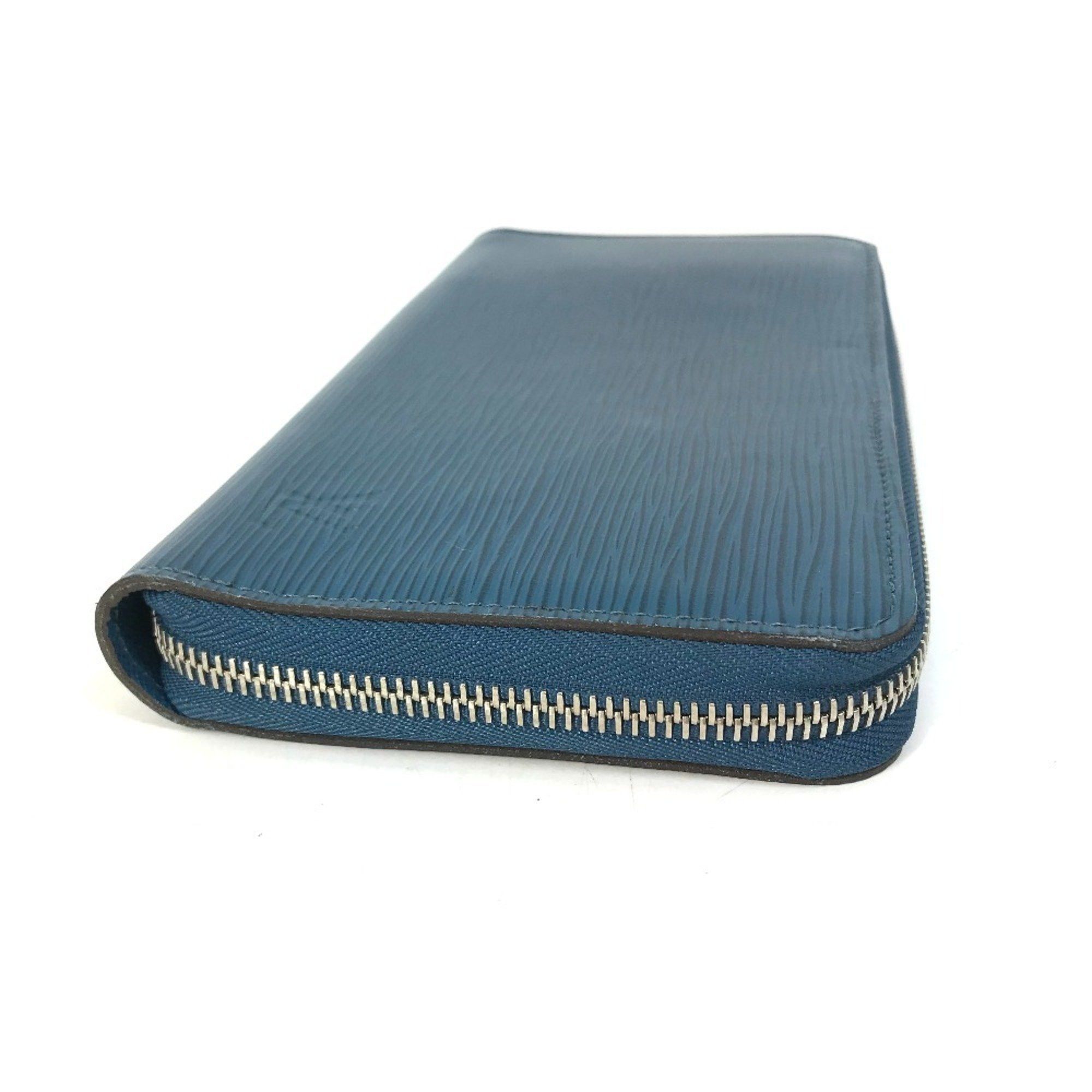 Louis Vuitton LOUIS VUITTON M60619 Epi Zippy Organizer Long Wallet in Leather, Men's, Navy Size ONE SIZE - 5 Thumbnail