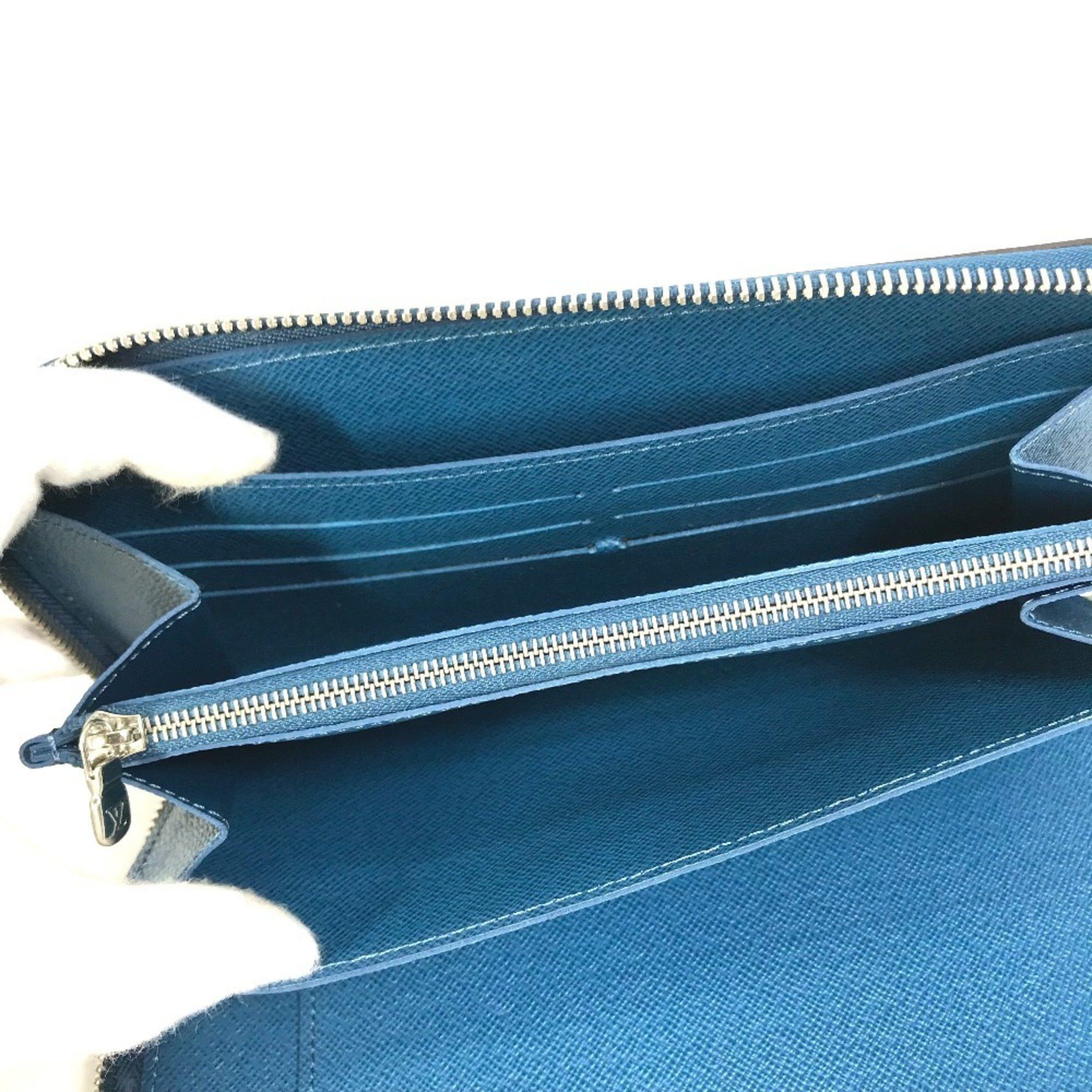 Louis Vuitton LOUIS VUITTON M60619 Epi Zippy Organizer Long Wallet in Leather, Men's, Navy Size ONE SIZE - 15 Thumbnail