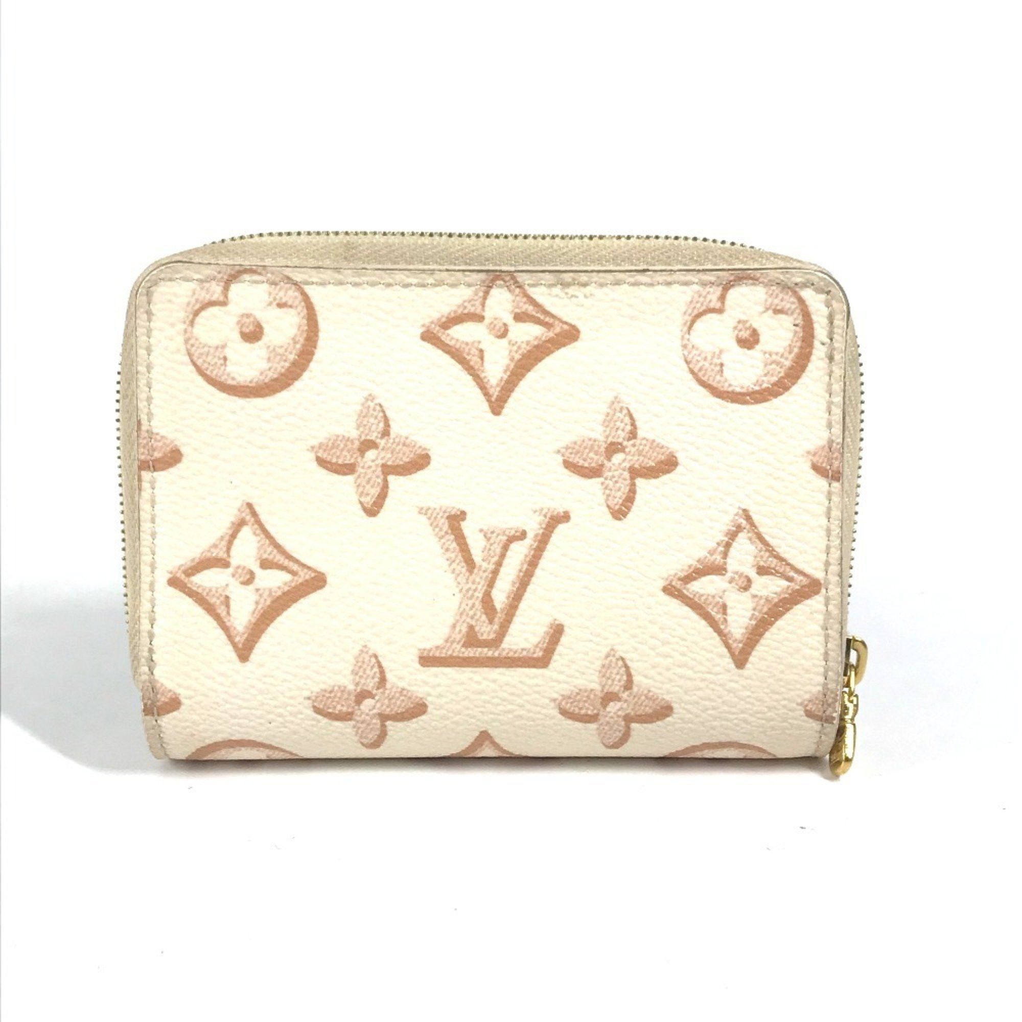 Louis Vuitton LOUIS VUITTON M81527 Monogram Portefeuille Lou Compact Wallet, Bi-fold Canvas, Women's, White Size ONE SIZE - 2 Thumbnail