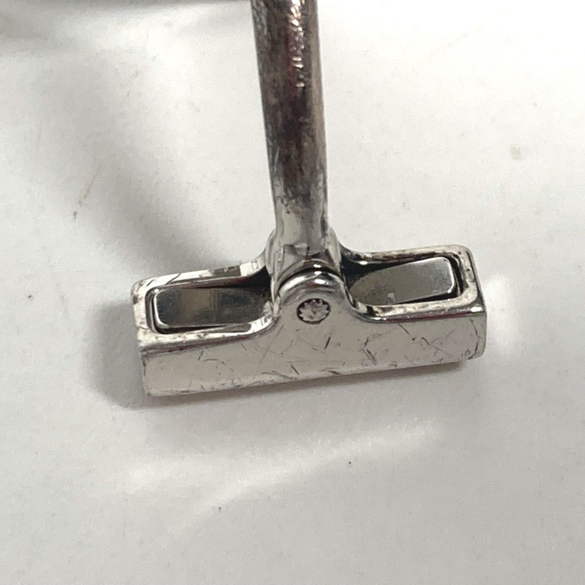 LOUIS VUITTON M64496 Bouton Dumanchette Senor Cufflinks, AG925, Men's Silver