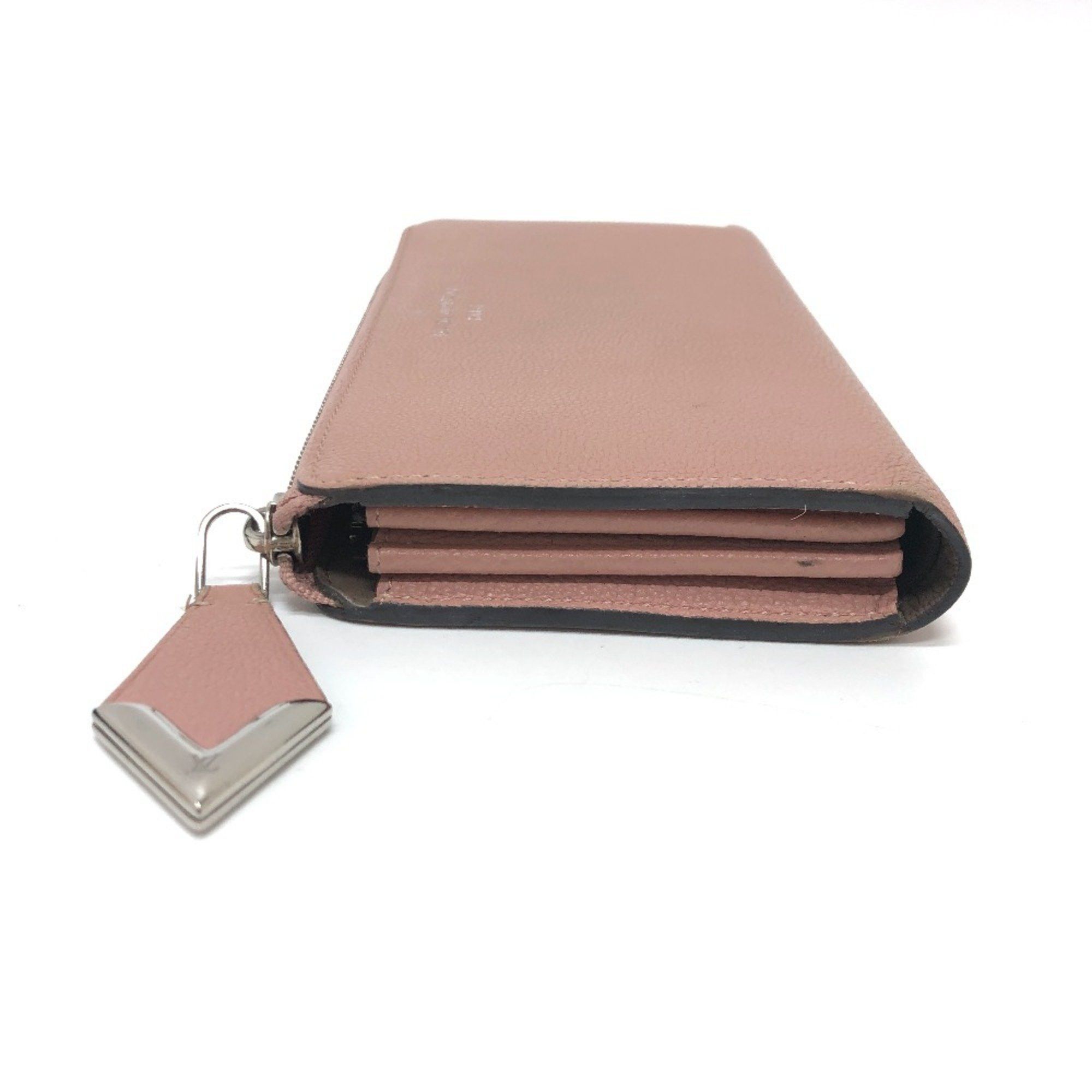 Louis Vuitton LOUIS VUITTON M63103 Portefeuille Comete L-shaped zipper long wallet, leather, women's, Magnolia Size ONE SIZE - 3 Thumbnail