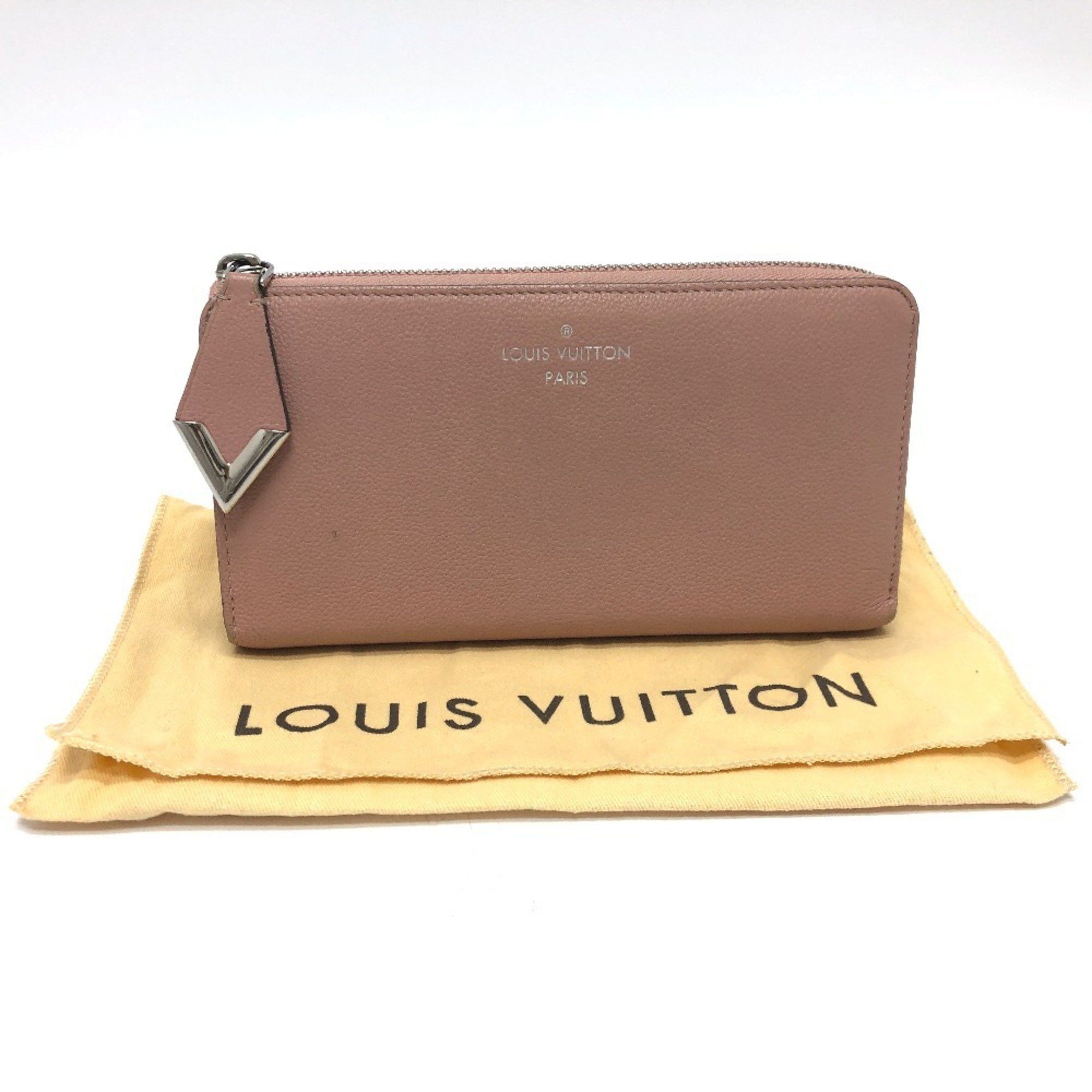 Louis Vuitton LOUIS VUITTON M63103 Portefeuille Comete L-shaped zipper long wallet, leather, women's, Magnolia Size ONE SIZE - 14 Thumbnail