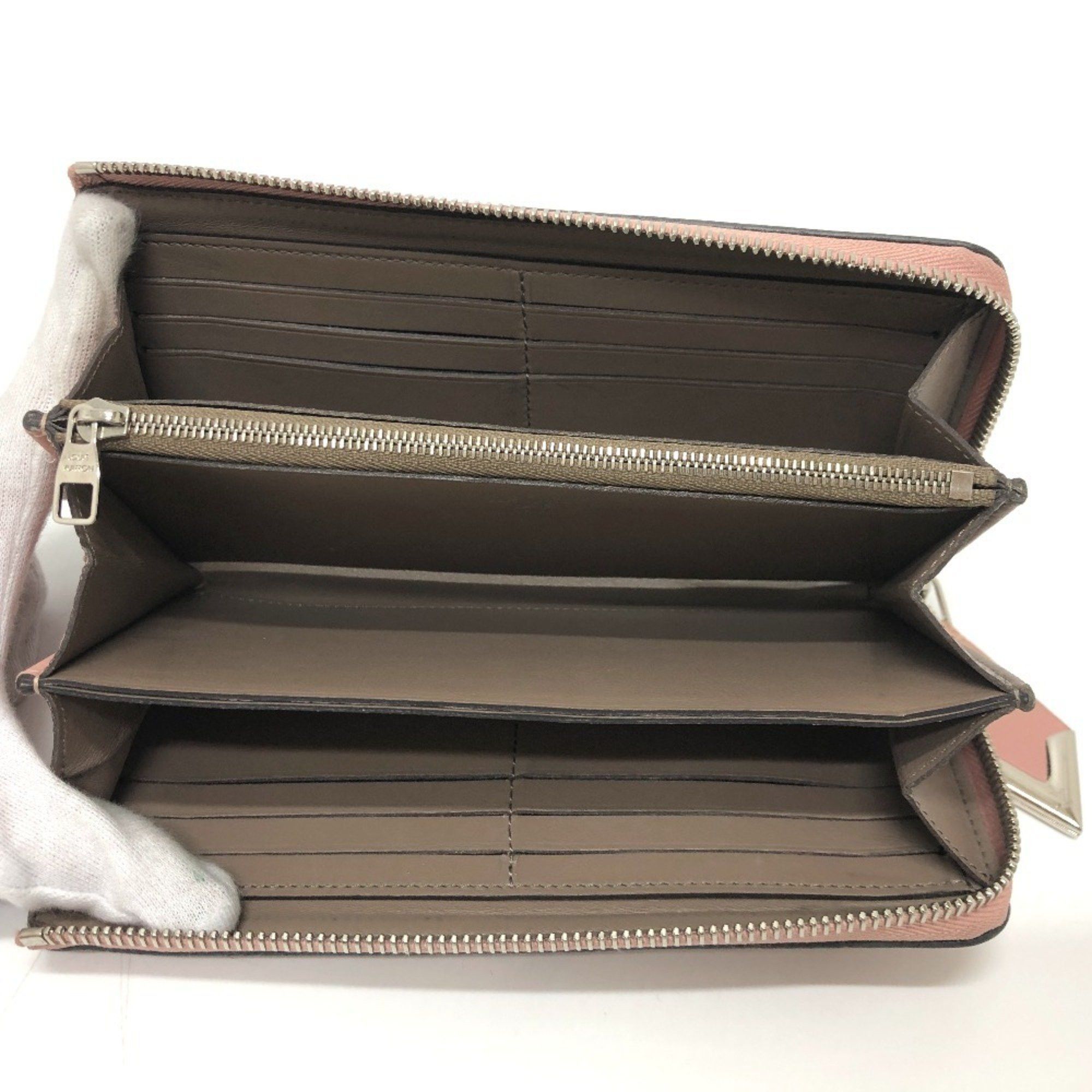 Louis Vuitton LOUIS VUITTON M63103 Portefeuille Comete L-shaped zipper long wallet, leather, women's, Magnolia Size ONE SIZE - 10 Thumbnail