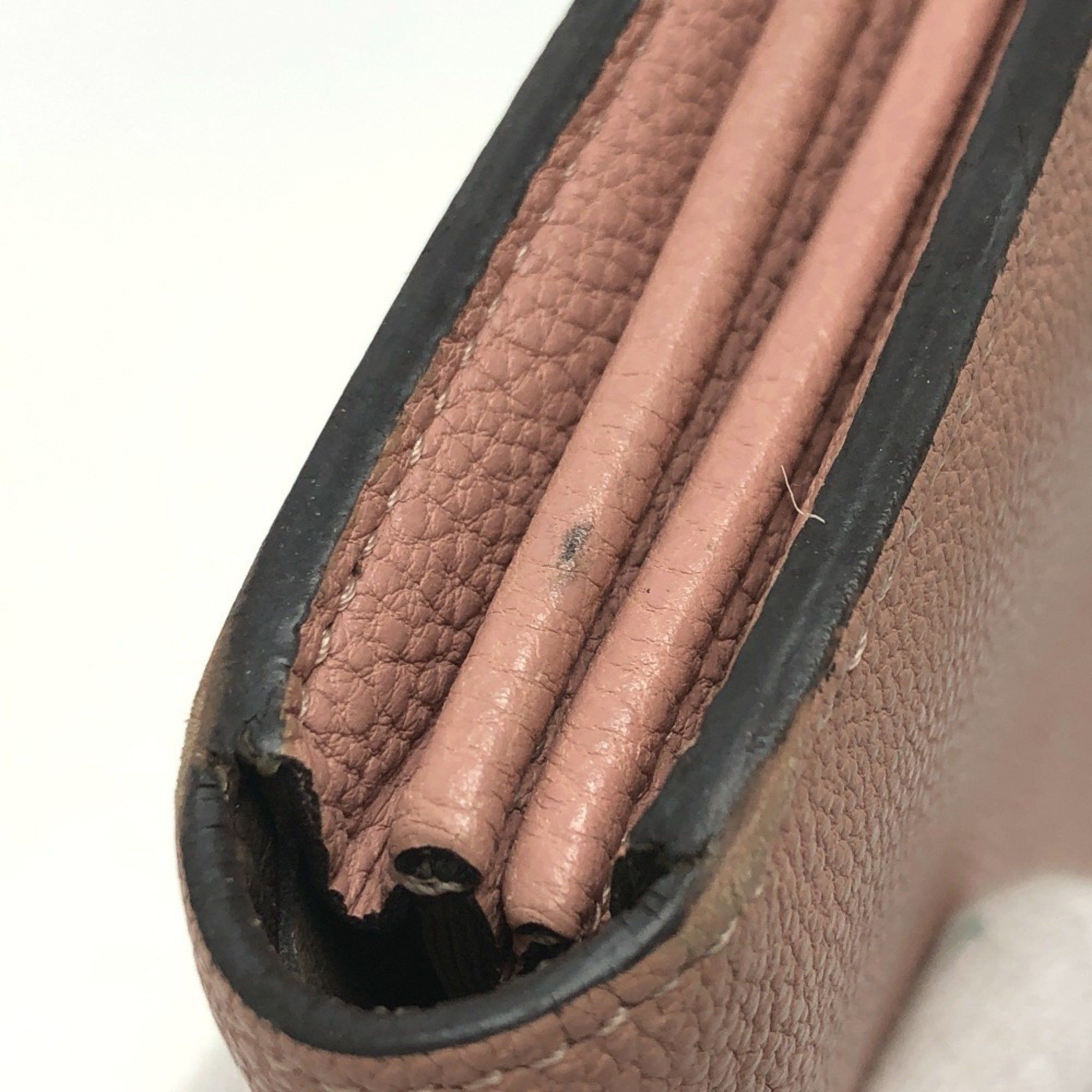 Louis Vuitton LOUIS VUITTON M63103 Portefeuille Comete L-shaped zipper long wallet, leather, women's, Magnolia Size ONE SIZE - 7 Thumbnail