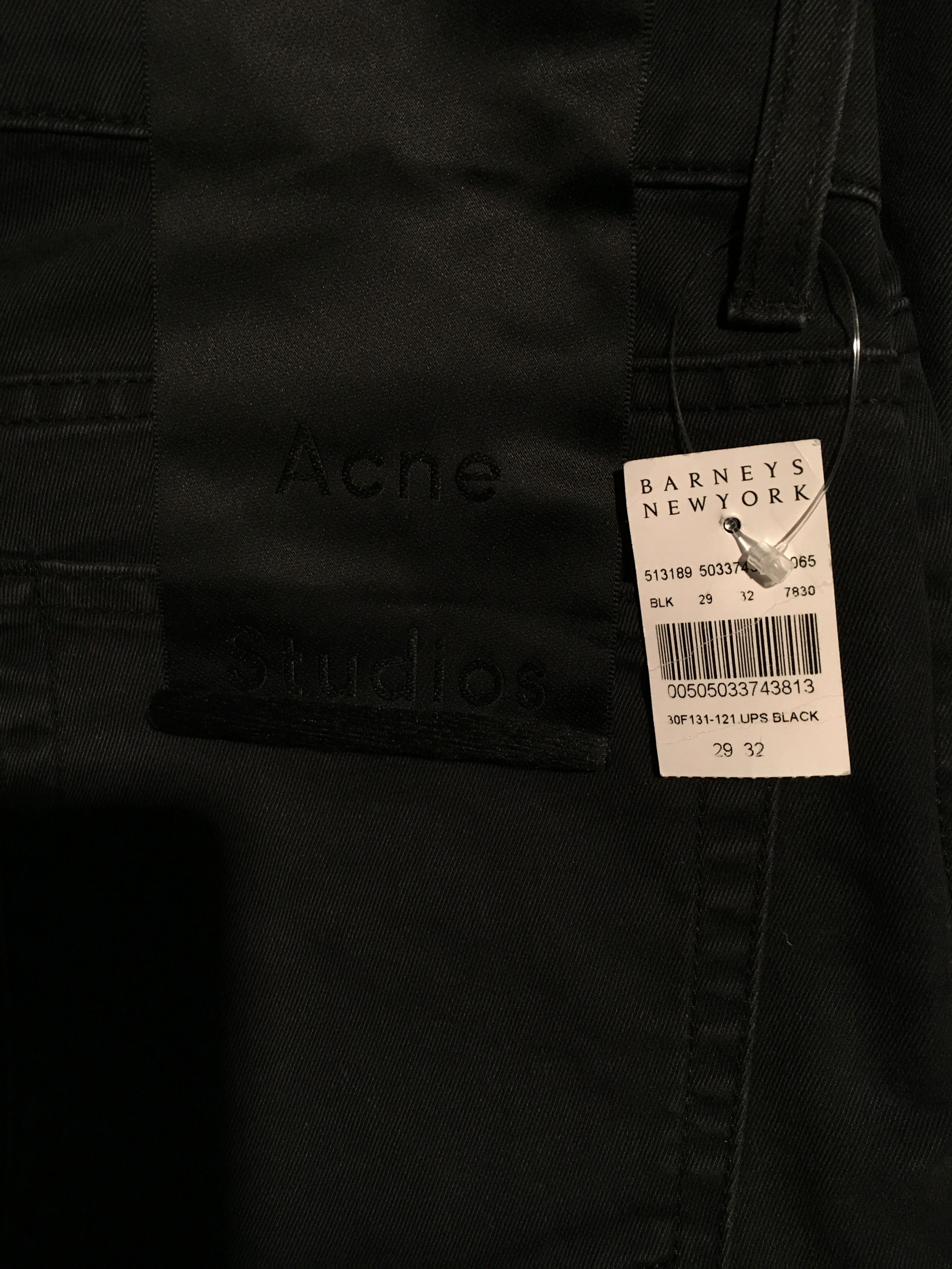 Acne Studios Ace UPS Black Size US 29 - 3 Thumbnail