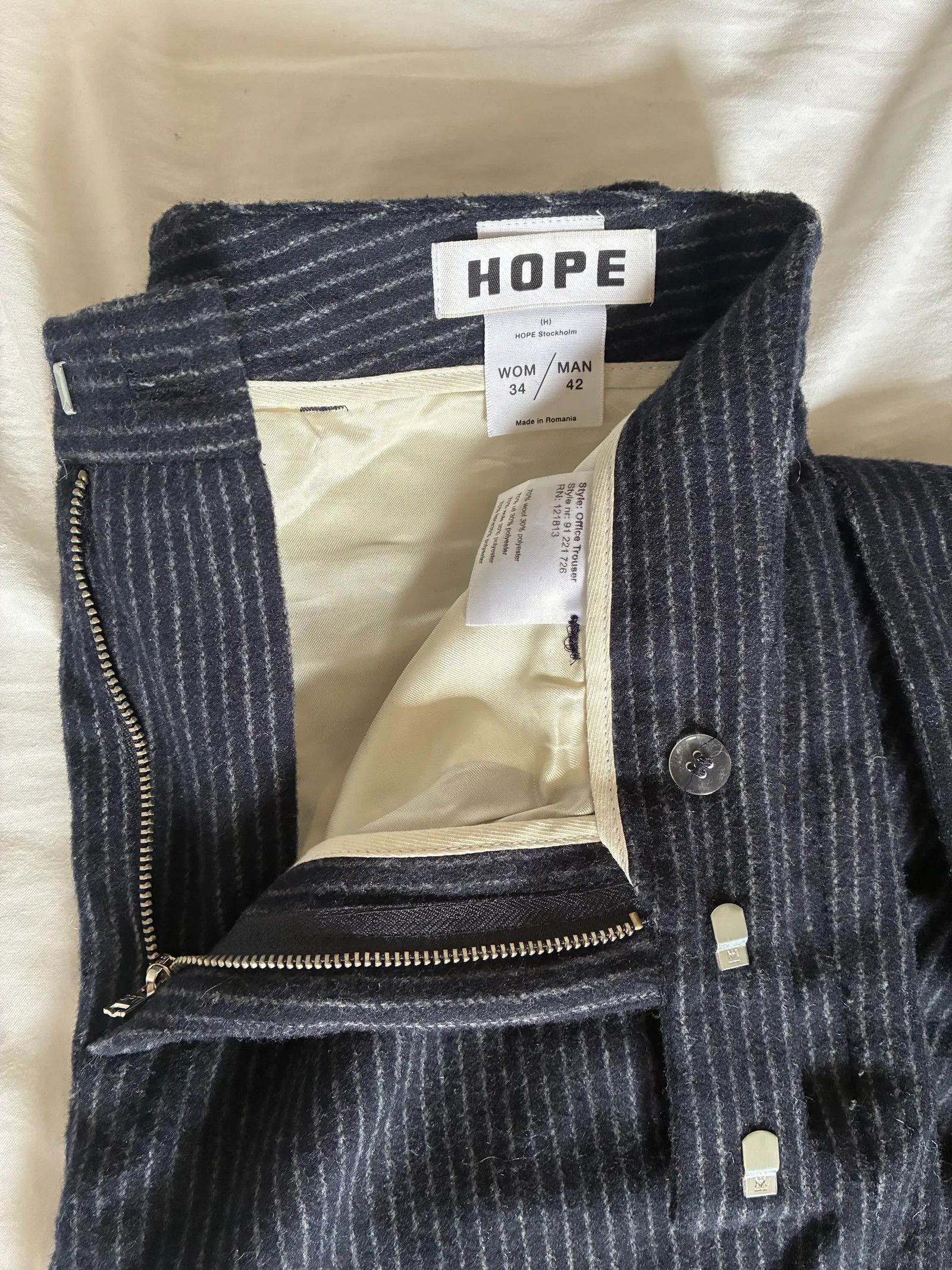Hope Hope Office trouser Pants Size 25" / US 0 / IT 36 - 2 Thumbnail