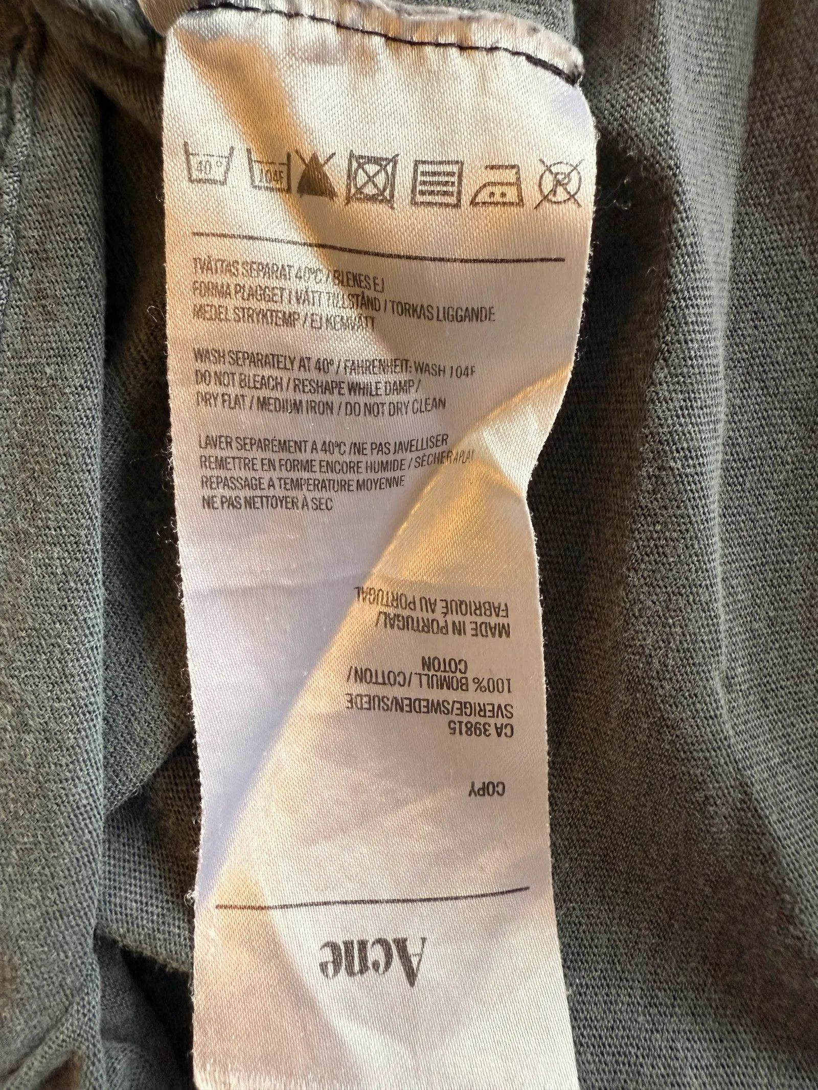 Acne Studios Acne Studios Short Sleeve T-shirt Size S / US 4 / IT 40 - 3 Thumbnail