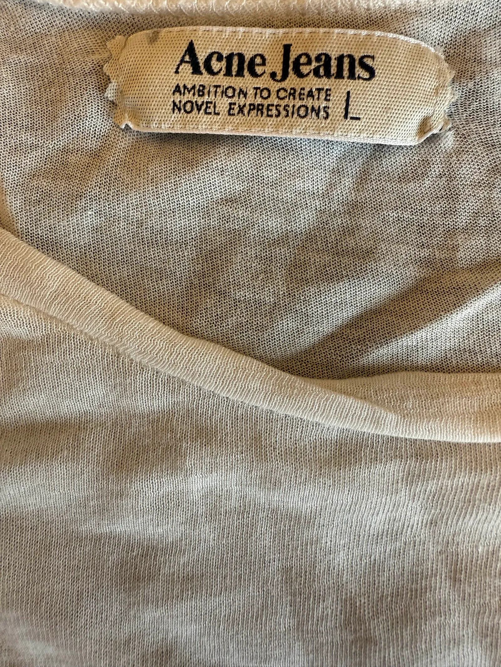 Acne Studios Acne Studios Short Sleeve T-shirt Size L / US 10 / IT 46 - 2 Thumbnail