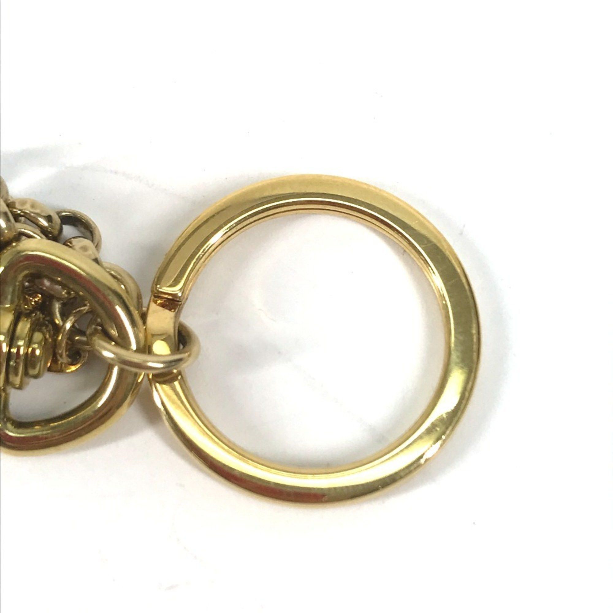 Louis Vuitton LOUIS VUITTON M66979 Padlock Keychain with Rhinestones, Bag Charm, Metal/Plastic, Women's, Black Size ONE SIZE - 10 Thumbnail