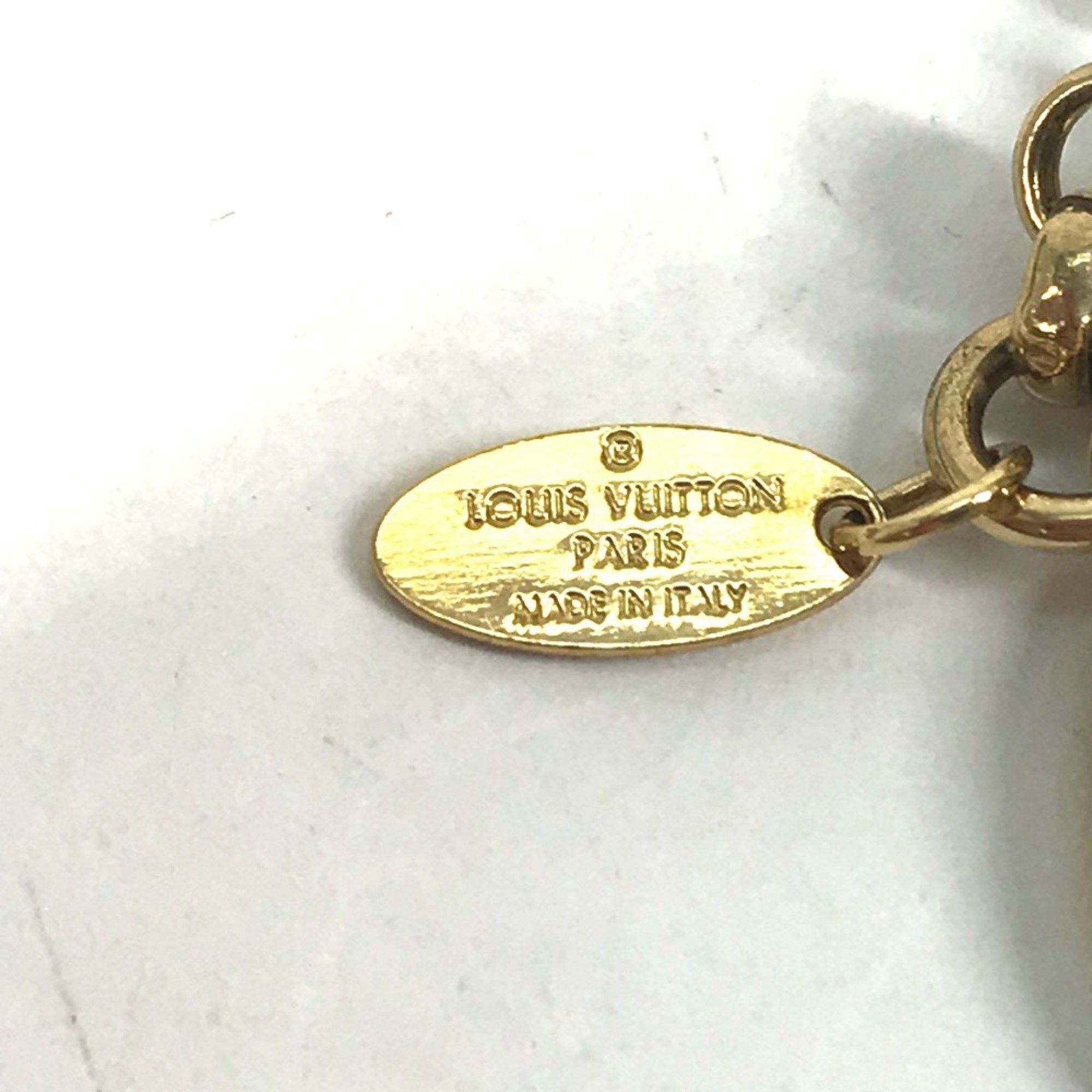 Louis Vuitton LOUIS VUITTON M66979 Padlock Keychain with Rhinestones, Bag Charm, Metal/Plastic, Women's, Black Size ONE SIZE - 11 Thumbnail