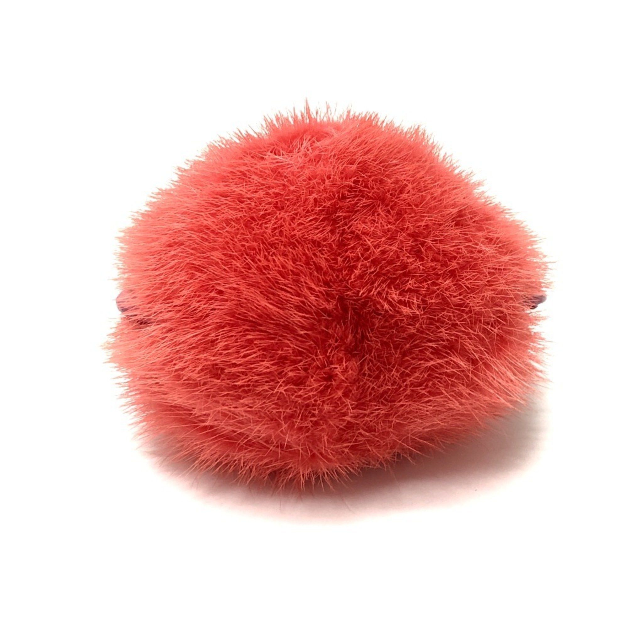 LOUIS VUITTON M65143 Totem Bag Charm Keychain with Fur, Women's, Pink