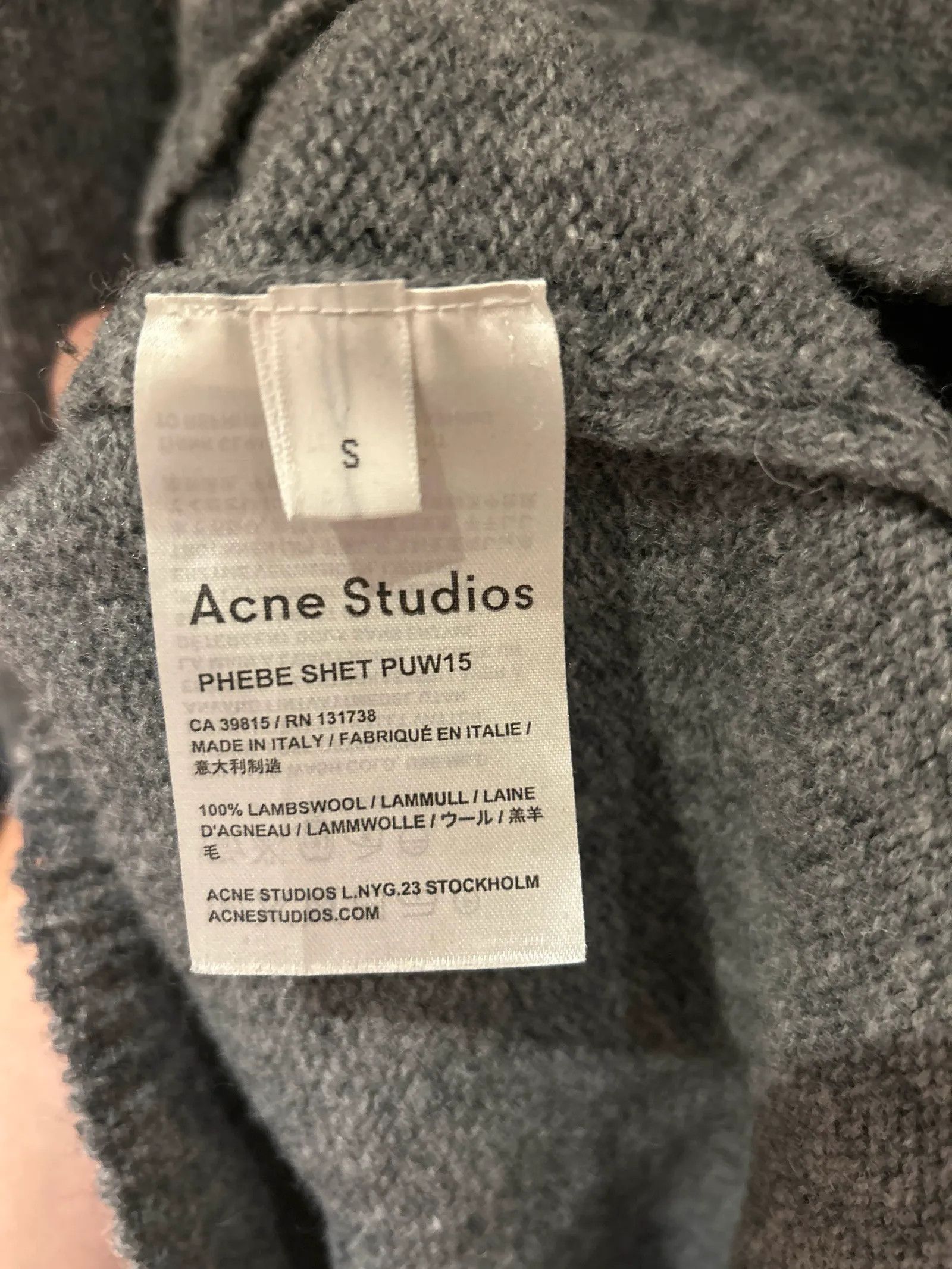 Acne Studios Acne Studios Phebe Shet PUW15 Sweater Size S / US 4 / IT 40 - 3 Thumbnail
