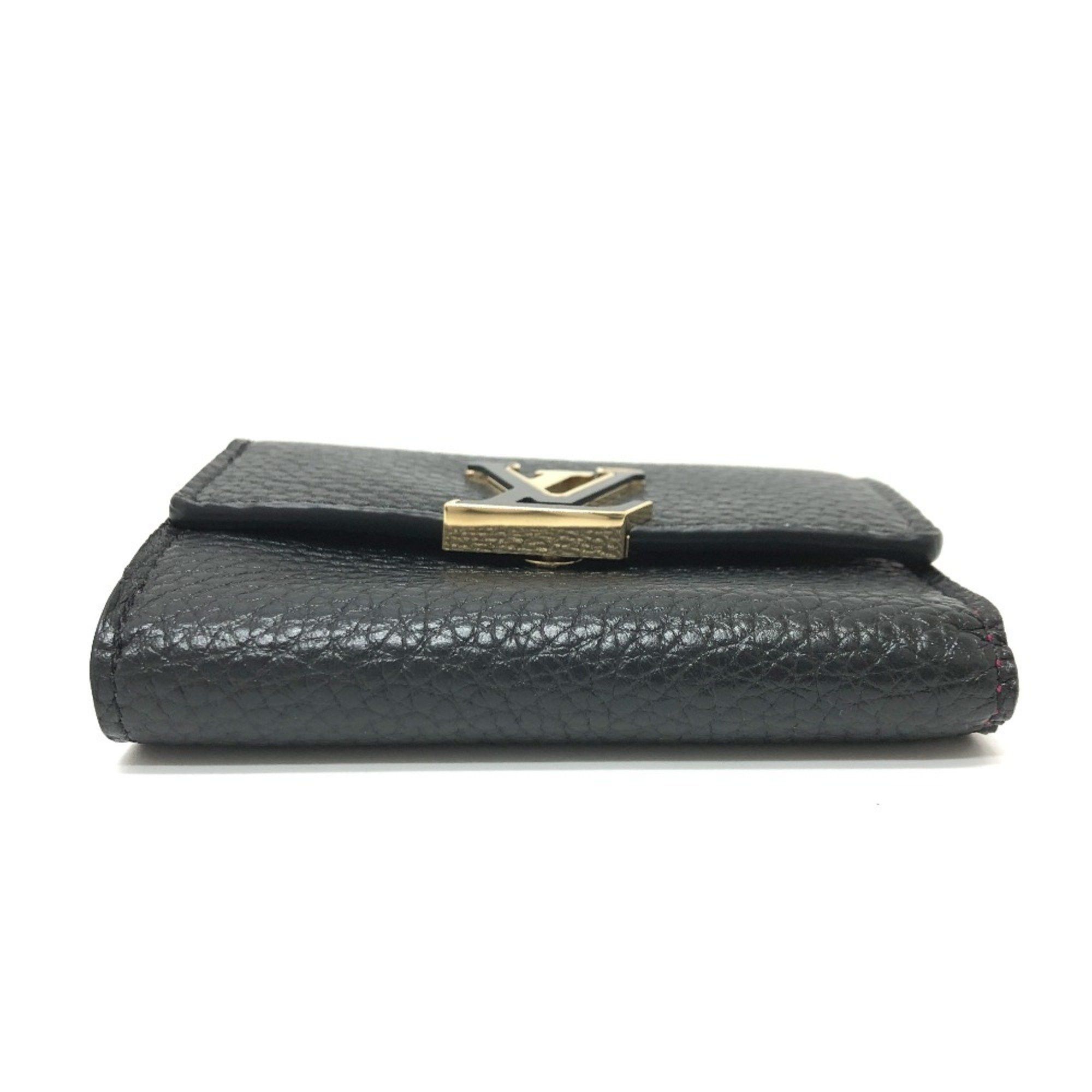 Louis Vuitton Louis Vuitton M68587 Women's Leather Coin Purse/coin Case Bicolor,Black,Noir,Pink Size ONE SIZE - 7 Thumbnail