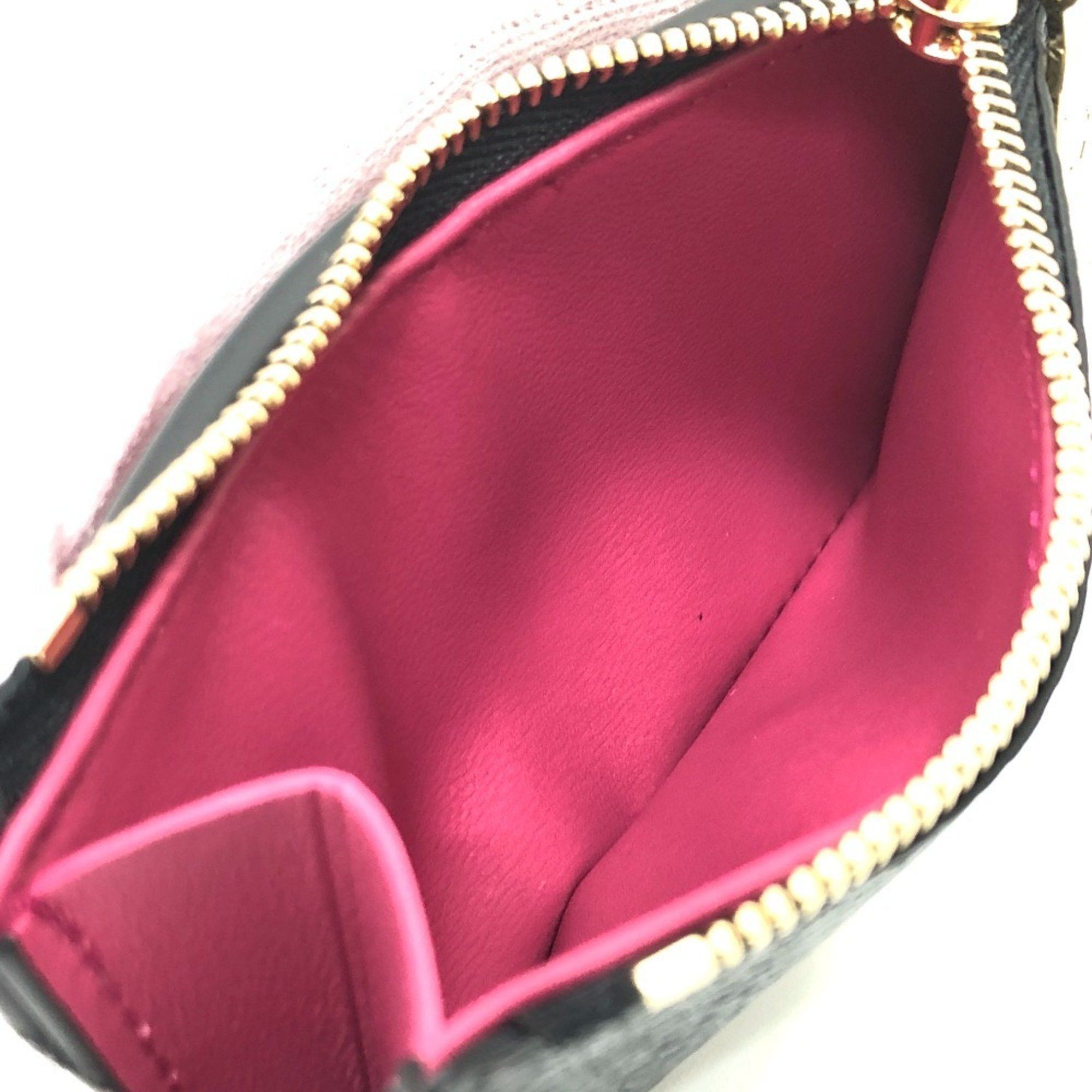 Louis Vuitton Louis Vuitton M68587 Women's Leather Coin Purse/coin Case Bicolor,Black,Noir,Pink Size ONE SIZE - 12 Thumbnail