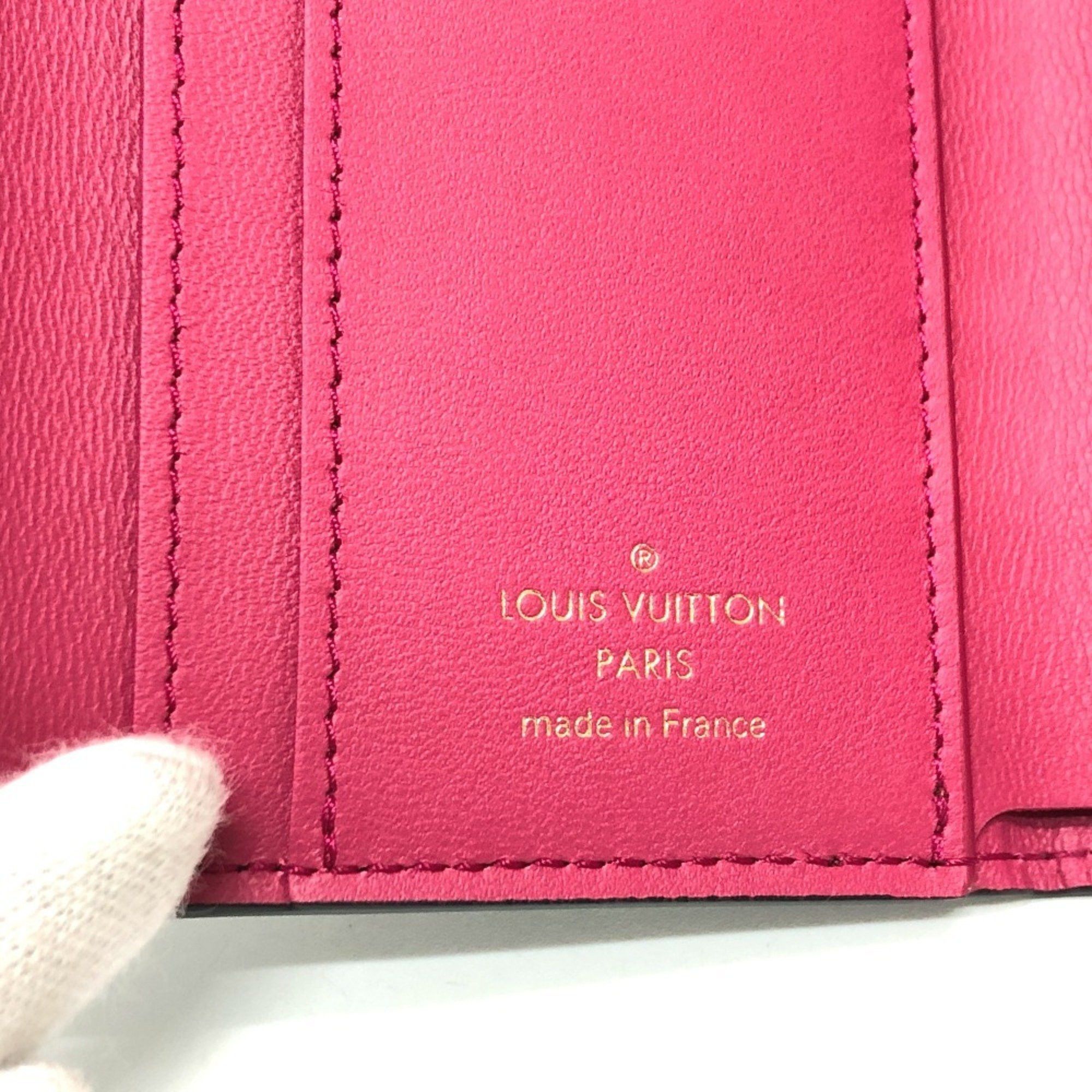 Louis Vuitton Louis Vuitton M68587 Women's Leather Coin Purse/coin Case Bicolor,Black,Noir,Pink Size ONE SIZE - 10 Thumbnail