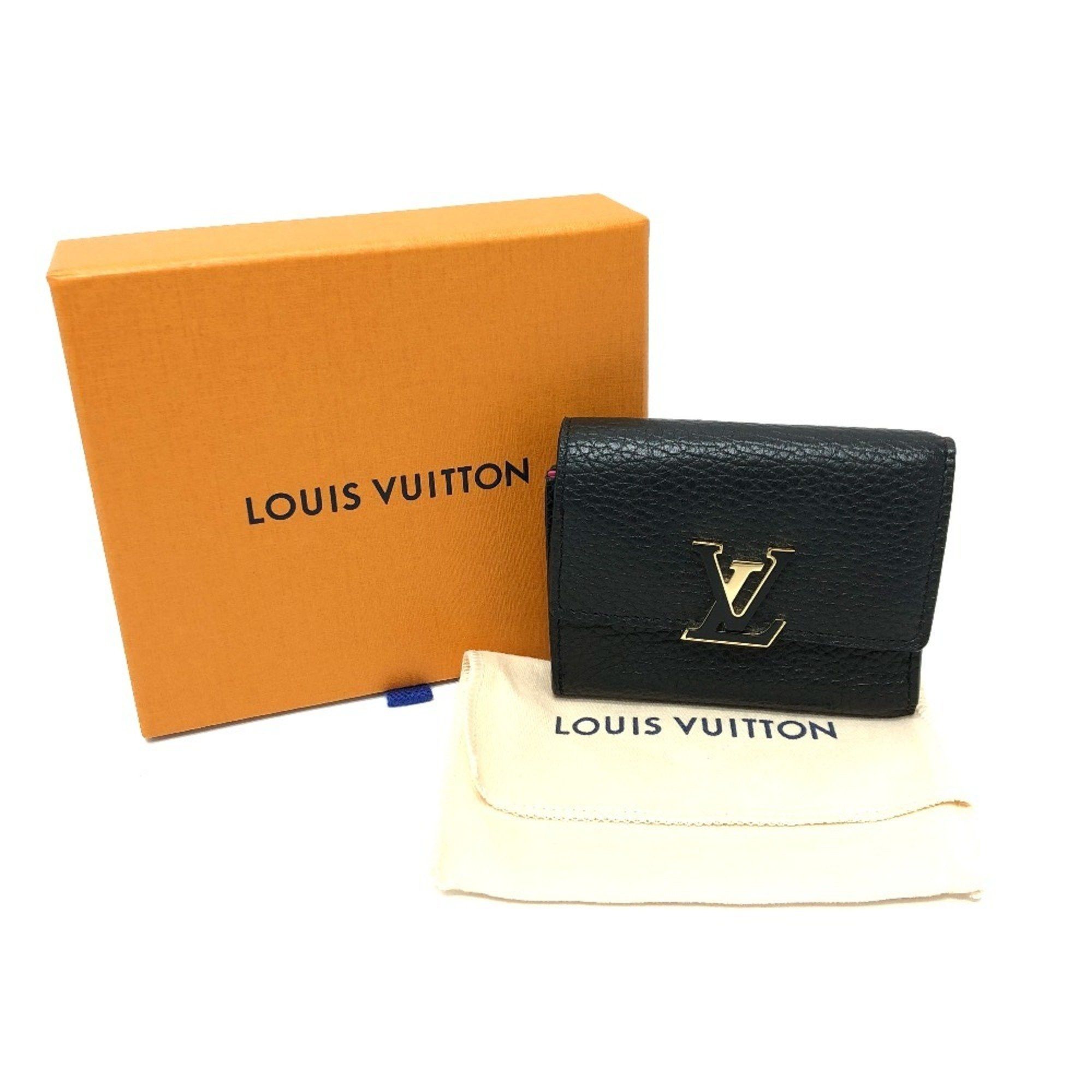 Louis Vuitton Louis Vuitton M68587 Women's Leather Coin Purse/coin Case Bicolor,Black,Noir,Pink Size ONE SIZE - 14 Thumbnail