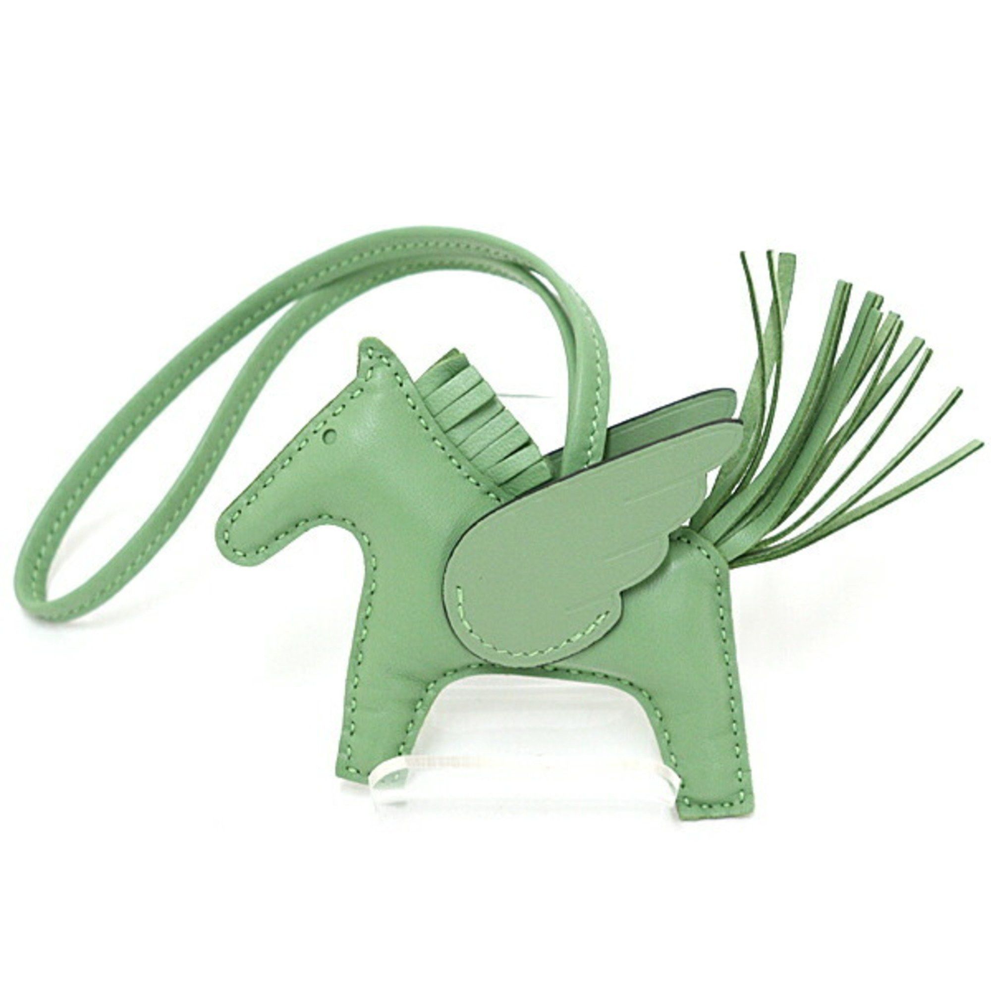 Hermes HERMES Rodeo Pegasus PM Vert Cricket Anjou Milo/Swift Bag Charm B Stamp Size ONE SIZE - 5 Thumbnail
