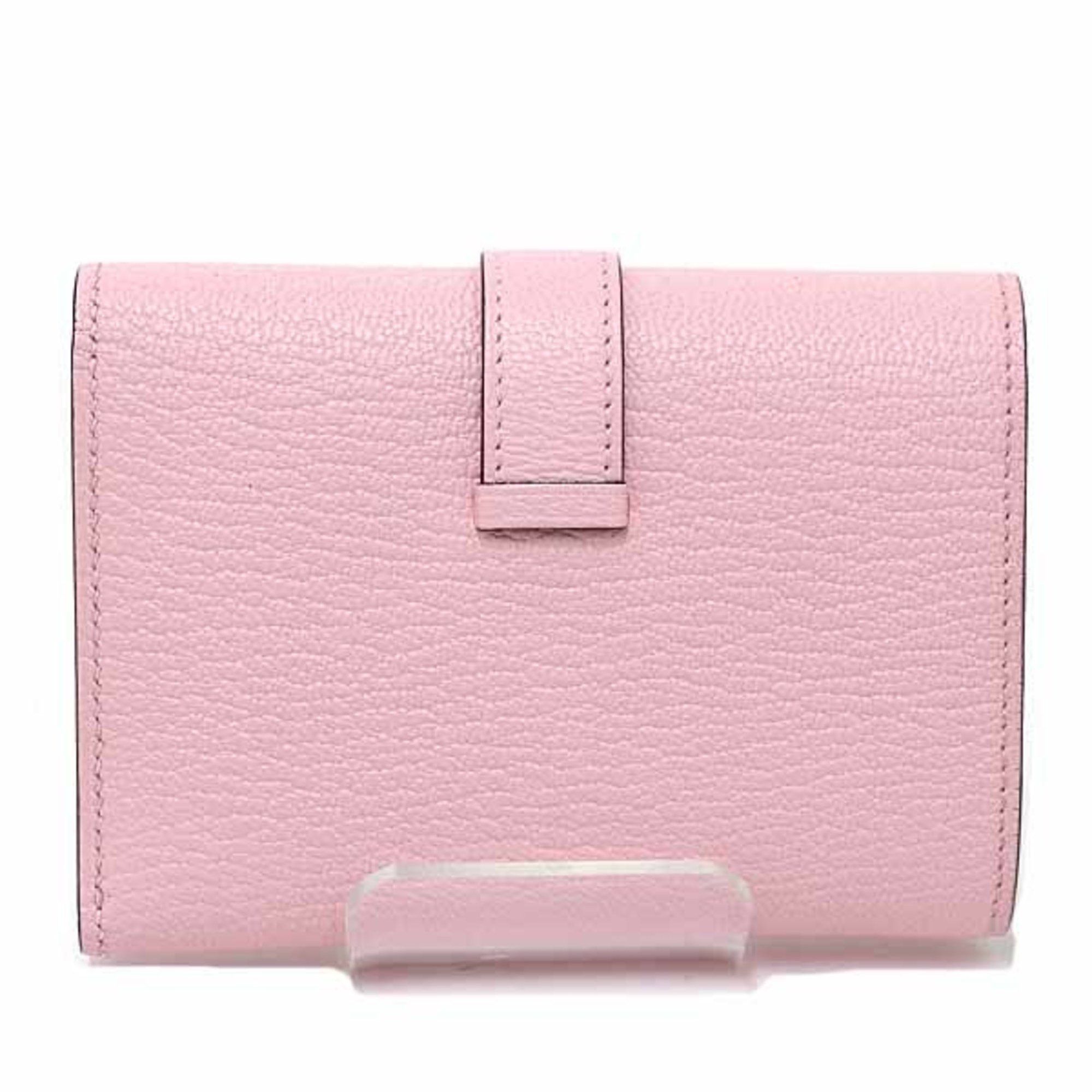 Hermes Hermes Bearn Combination Trifold Wallet Chevre K Stamp (Made in 2025) Rose Darling Unused Size ONE SIZE - 3 Thumbnail