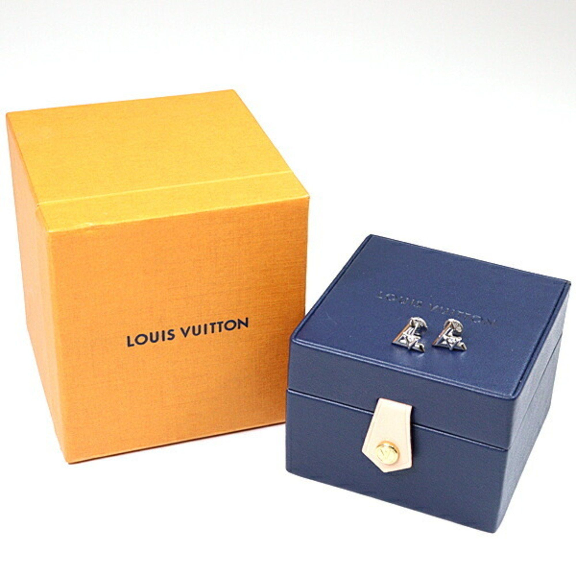 Louis Vuitton Louis Vuitton earrings LV Volt One white gold diamond 750WG Q96970 set of 2 Size ONE SIZE - 6 Thumbnail