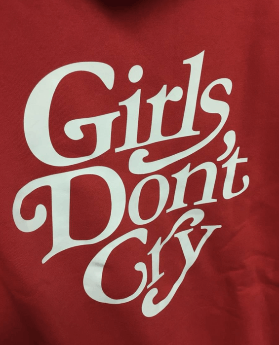 Girls Dont Cry Girls Don't Cry Hoodie Sweatshirt Red Japan Exclusive
