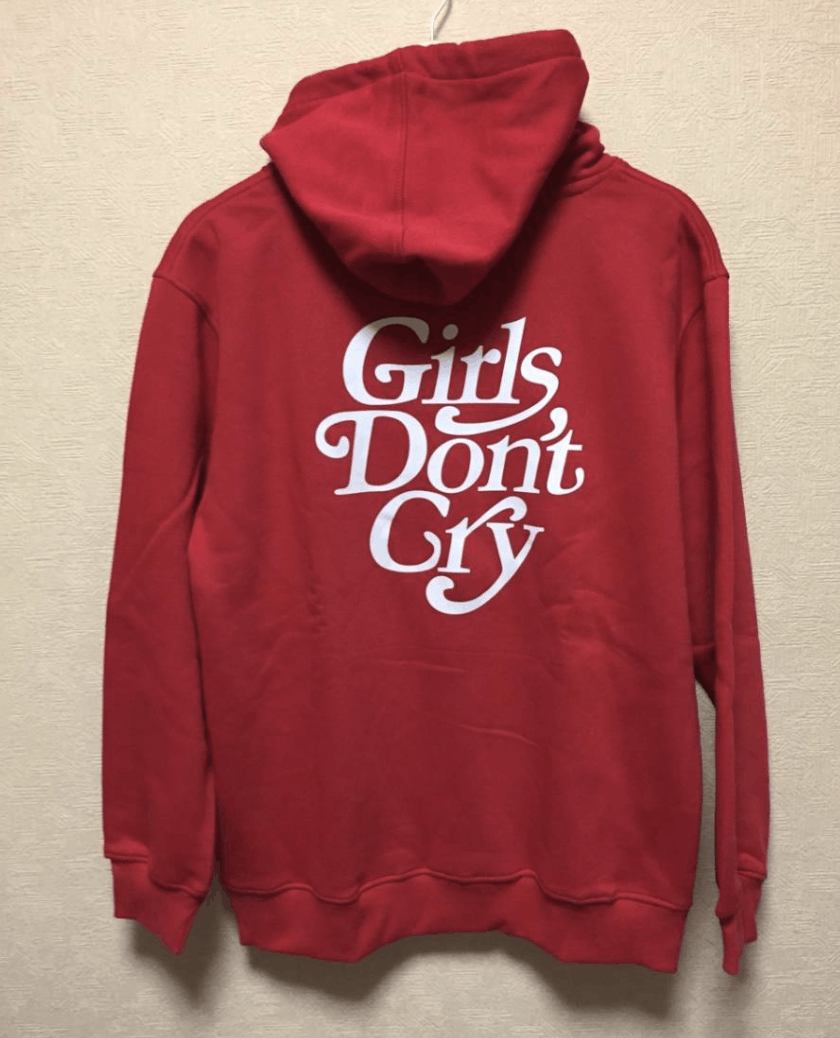 Girls Don't Cry Hoodie Sweatshirt Red Japan Exclusive Large