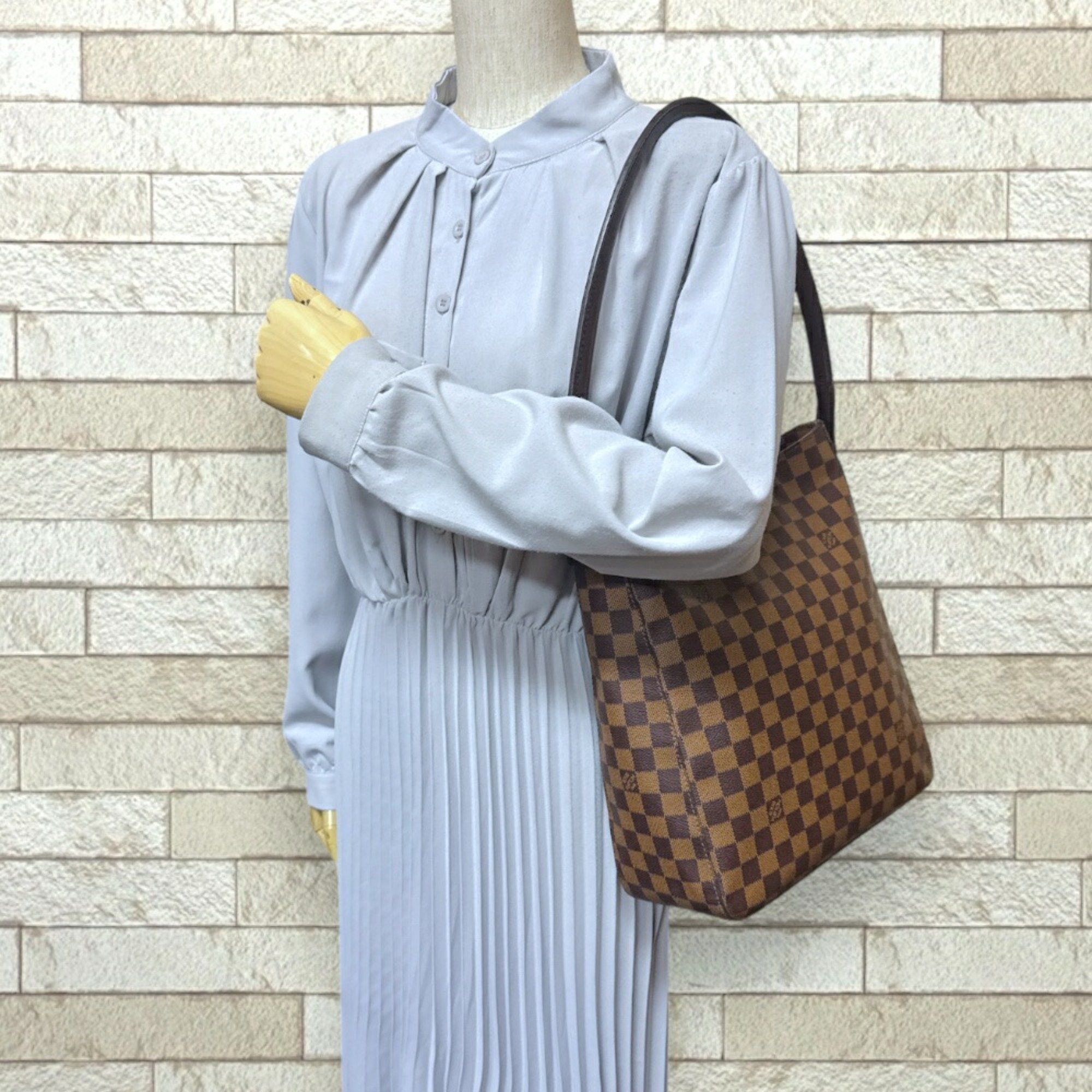 Louis Vuitton Louis Vuitton Looping GM Damier Shoulder Bag, Canvas N51144, Brown, Women's, LOUIS VUITTON Size ONE SIZE - 2 Thumbnail