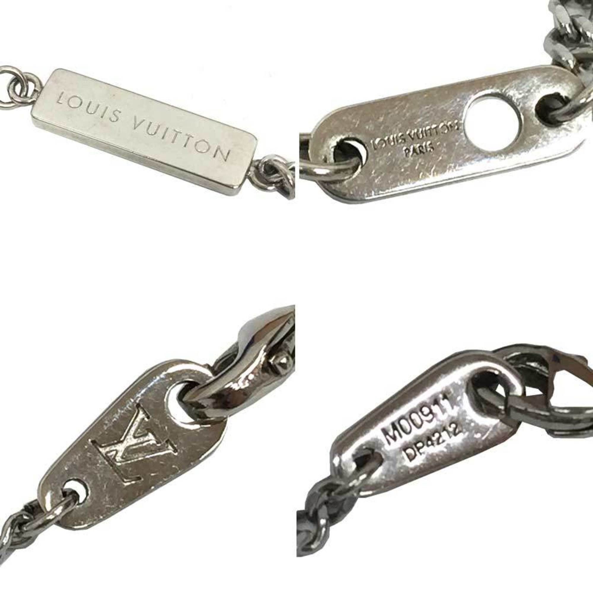 Louis Vuitton Louis Vuitton Collier LV Award Necklace M00911, Silver and Black Medallion Necklace, Unisex Size ONE SIZE - 3 Thumbnail