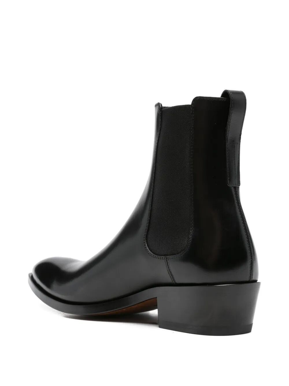 Tom Ford BURNISHED LEATHER CHELSEA BOOTS Size US 8 / EU 41 - 2 Thumbnail