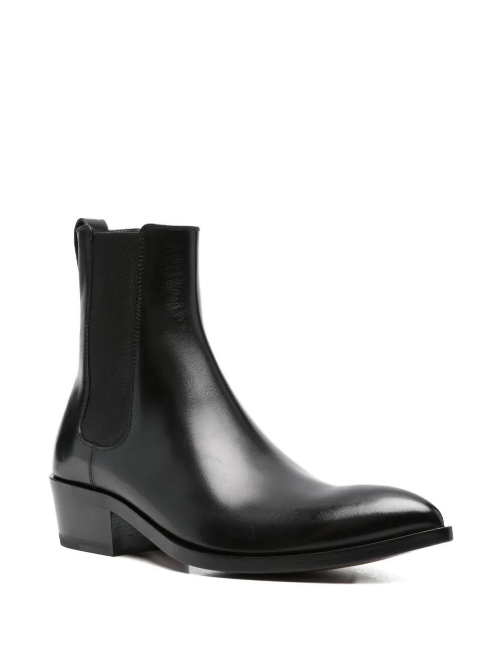 Tom Ford BURNISHED LEATHER CHELSEA BOOTS Size US 8 / EU 41 - 4 Thumbnail