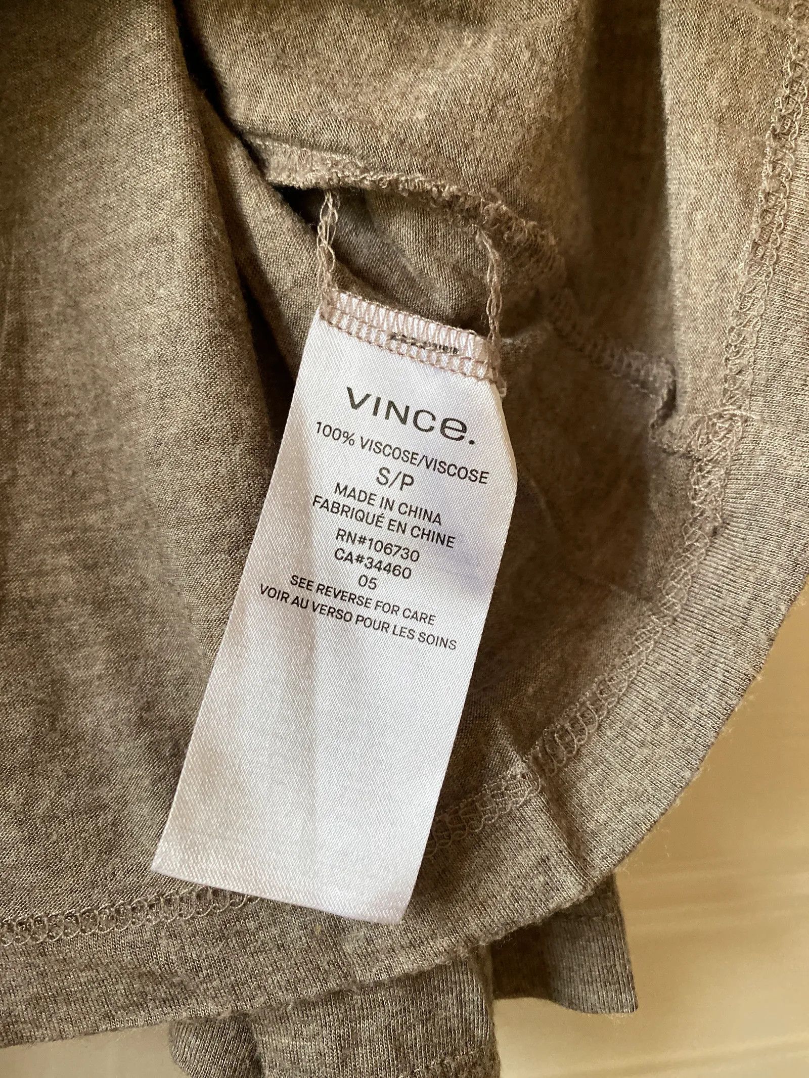 Vince Vince Short Sleeve T-shirt Size S / US 4 / IT 40 - 3 Thumbnail