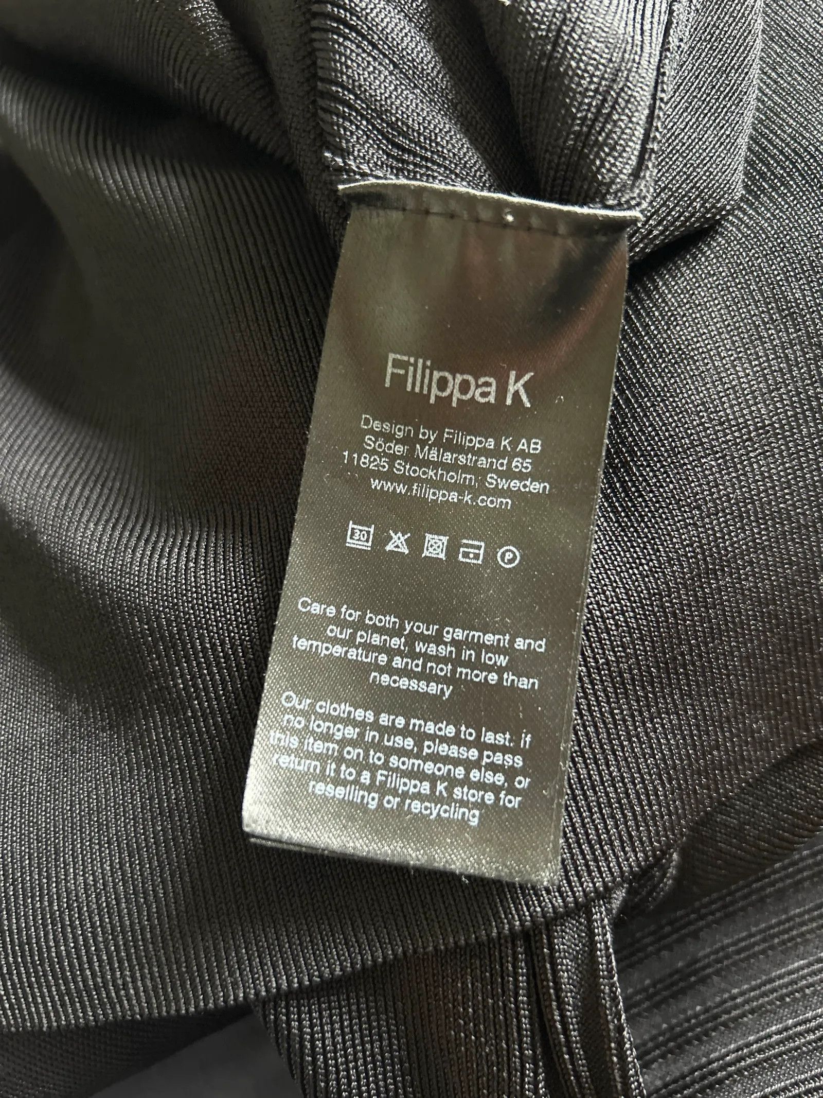 Filippa K Filippa K Shiny Rib Tunic Dress Size S / US 4 / IT 40 - 3 Thumbnail