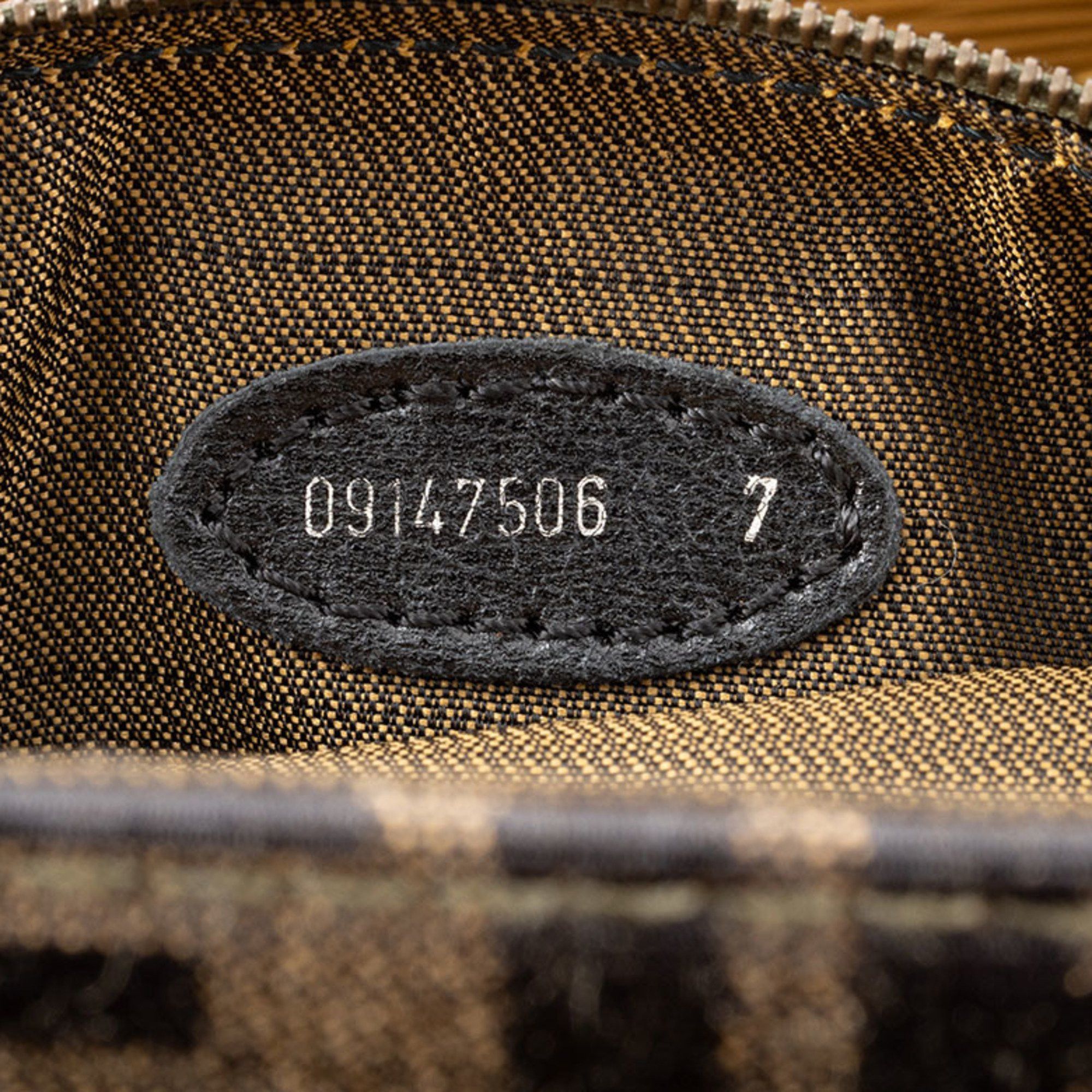 Fendi Zucca Vanity Shoulder Bag, Canvas/Leather, Brown, Women's, Handle Missing, Box, FENDI