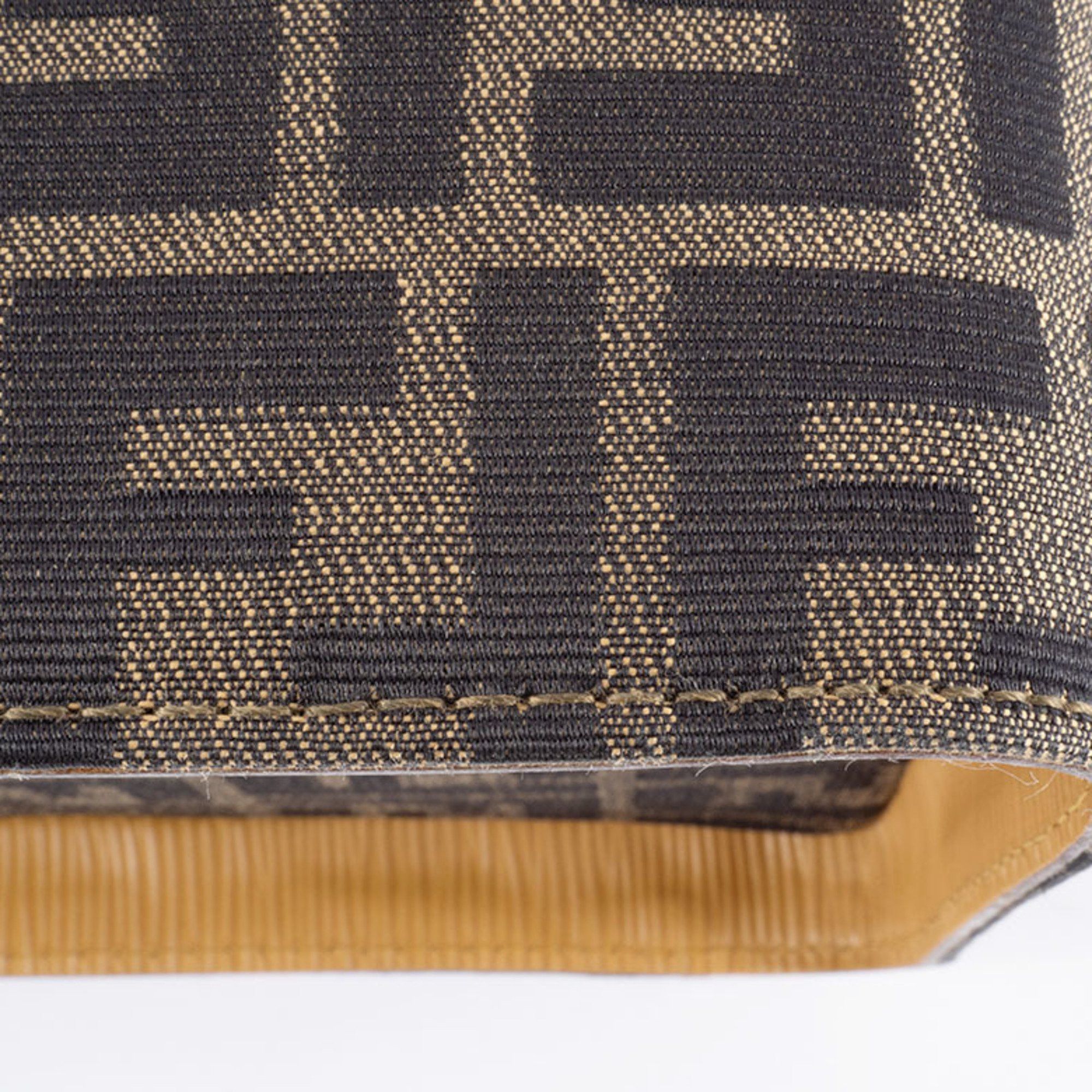 Fendi Zucca Vanity Shoulder Bag, Canvas/Leather, Brown, Women's, Handle Missing, Box, FENDI