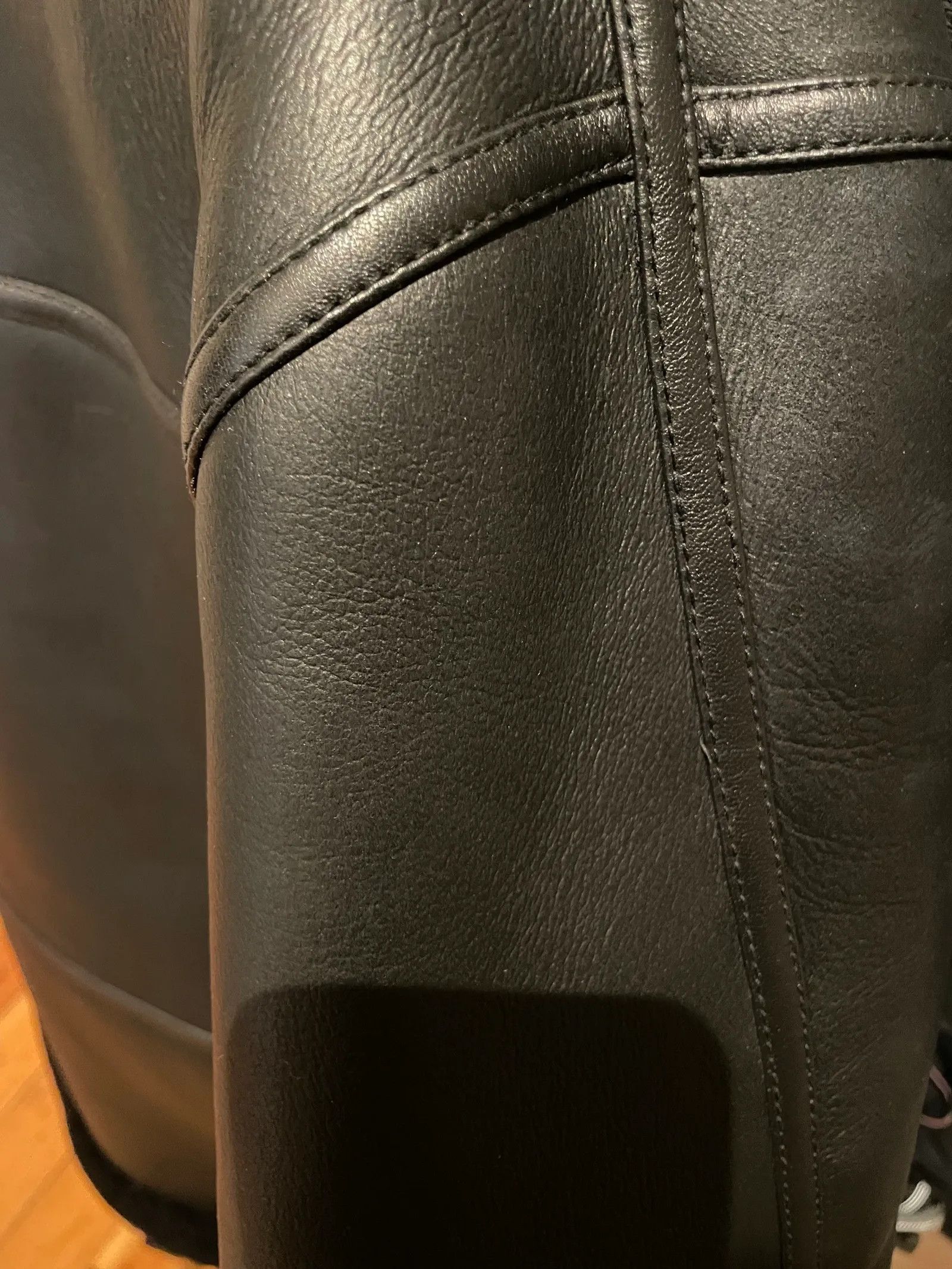 Toteme Toteme SIGNATURE SHEARLING JACKET BLACK Leather Jacket Size XS / US 0-2 / IT 36-38 - 5 Thumbnail