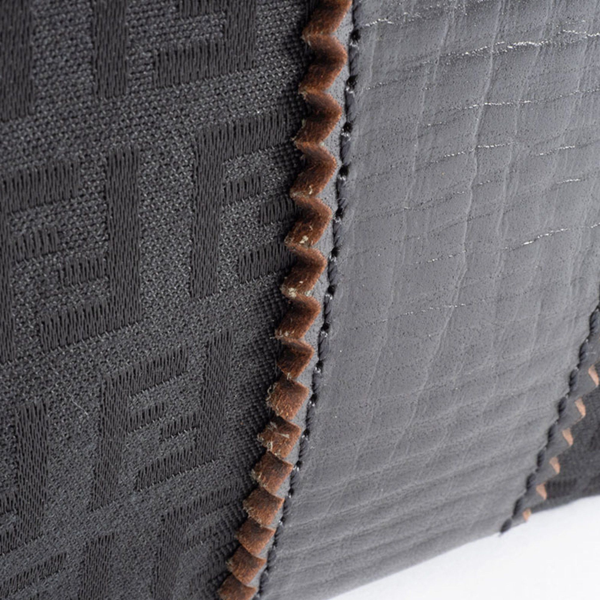 Fendi FENDI Zucca Canvas Handbag 8BN161 Leather Black Women's Boston Zucchino Size ONE SIZE - 7 Thumbnail