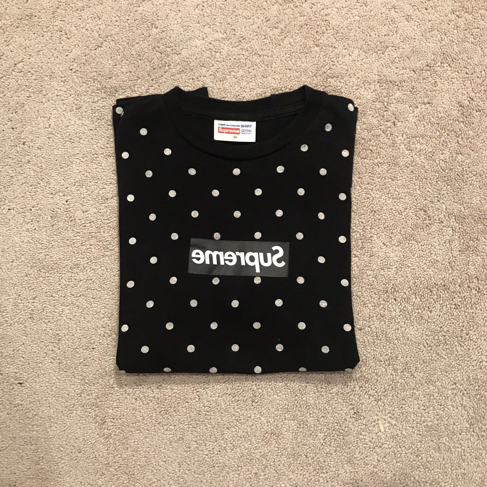 Cdg polka dot tee online