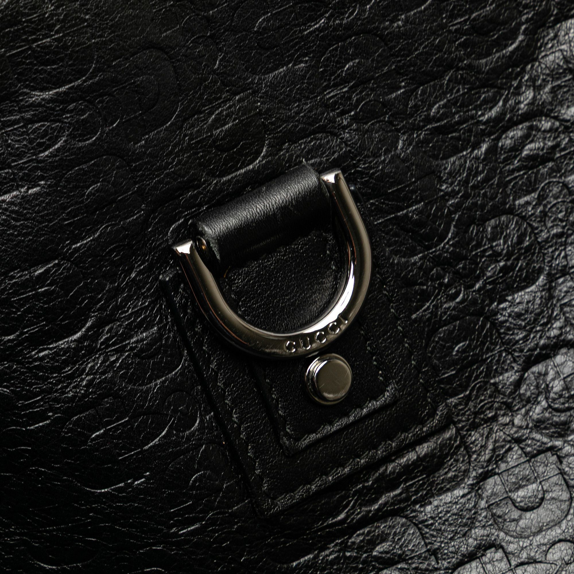 Gucci Gucci Horsebit Embossed Leather Abbey D Ring Crossbody Size ONE SIZE - 8 Thumbnail