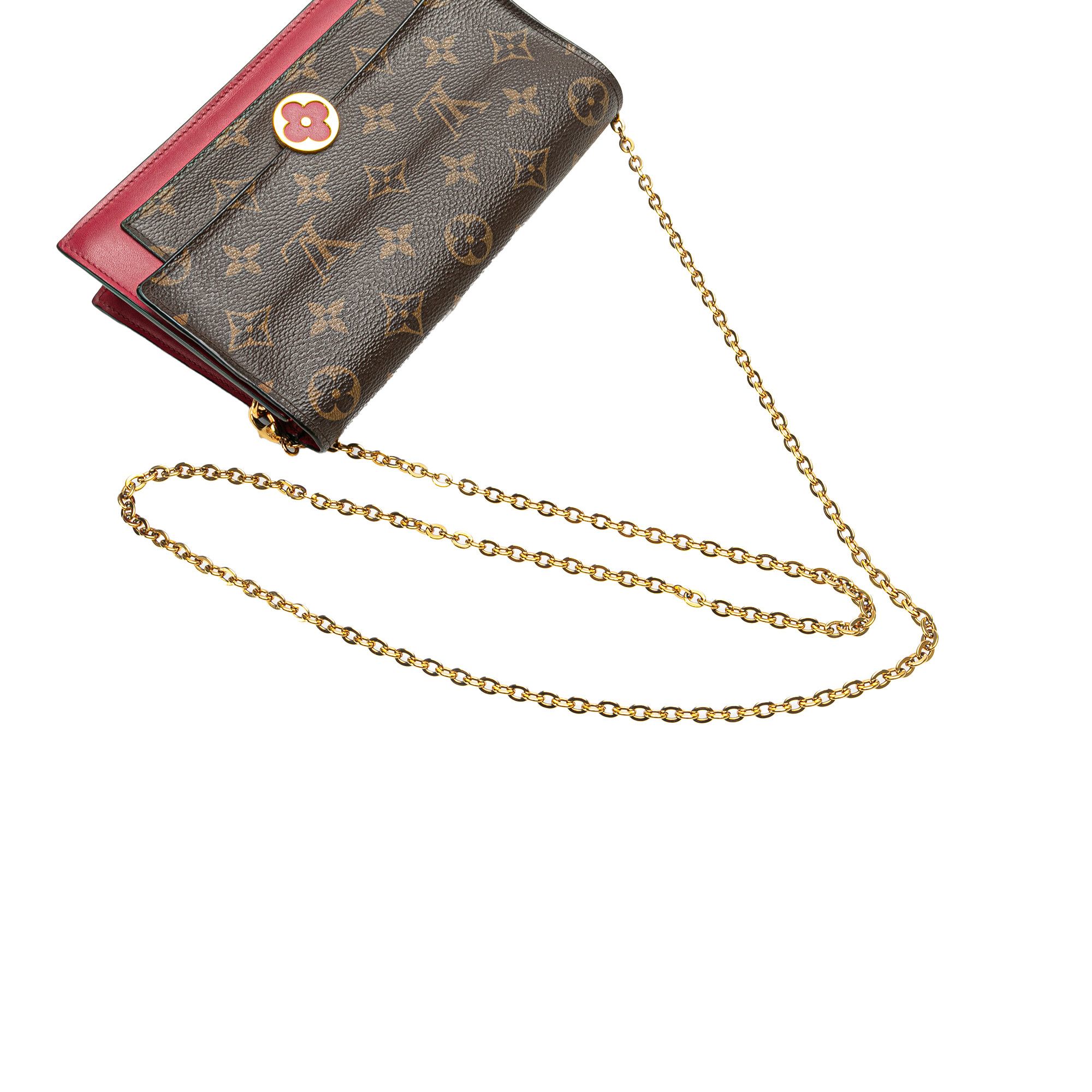 Louis Vuitton Louis Vuitton Monogram Flore Wallet On Chain Size ONE SIZE - 11 Thumbnail