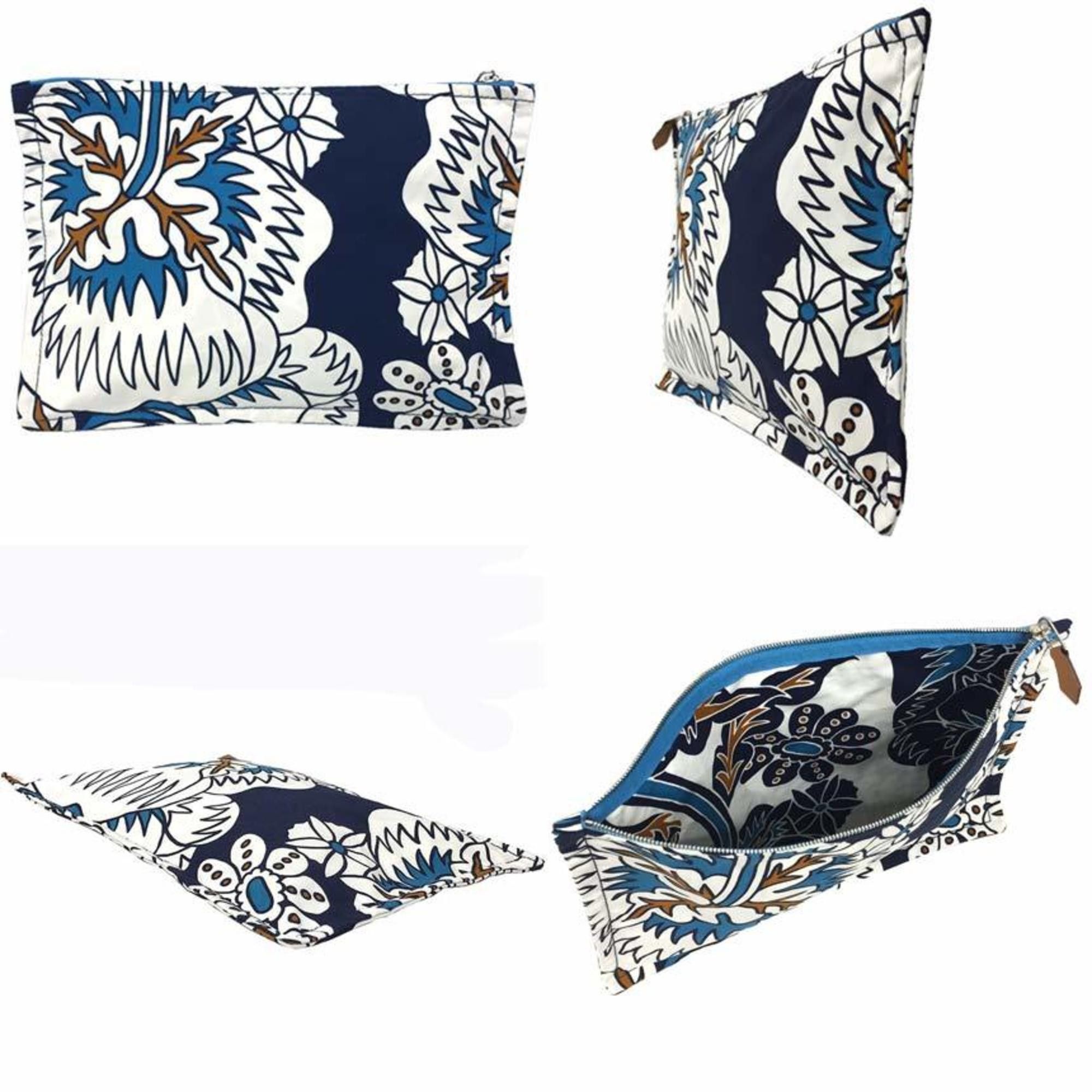 Hermes HERMES Hermès Flat Pouch GM Truth Bora Cotton Canvas Size ONE SIZE - 2 Thumbnail