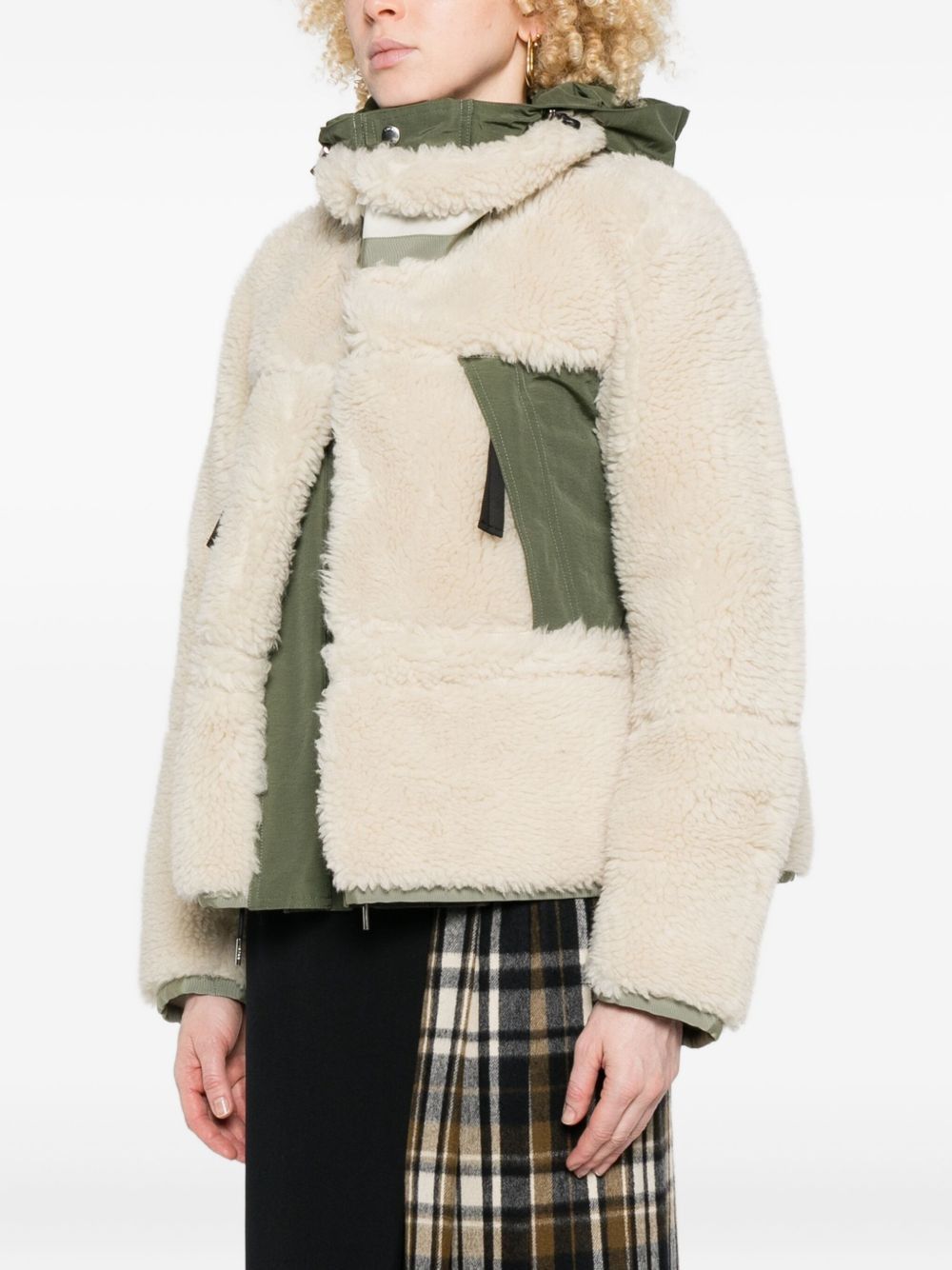 Sacai SHEARLING BLOUSON JACKET Size L / US 10 / IT 46 - 5 Thumbnail