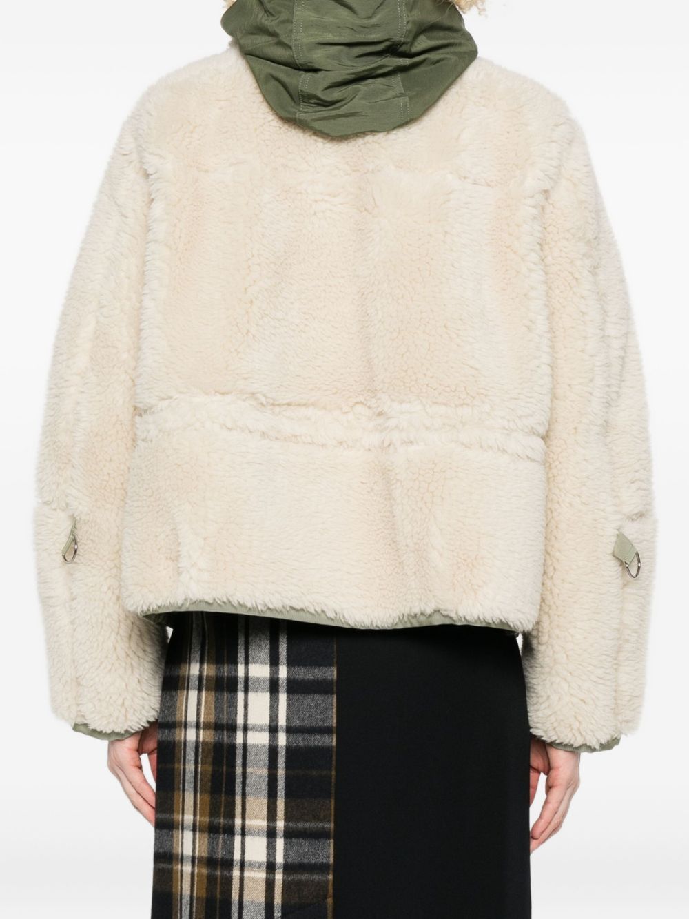 Sacai SHEARLING BLOUSON JACKET Size L / US 10 / IT 46 - 3 Thumbnail