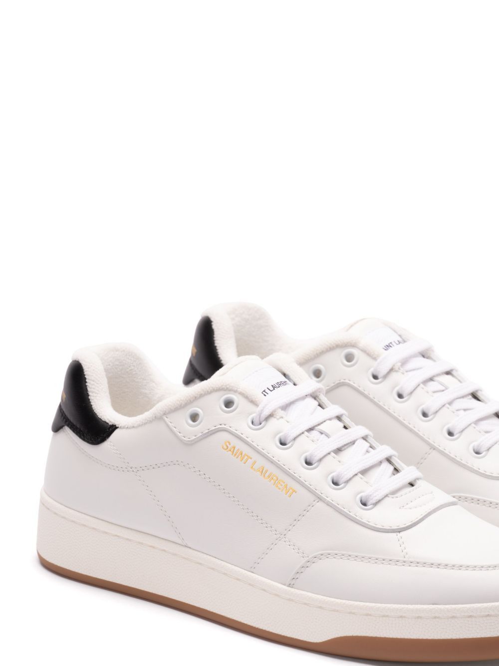 Saint Laurent Paris SL61 LEATHER SNEAKERS Size US 10.5 / EU 43-44 - 5 Thumbnail