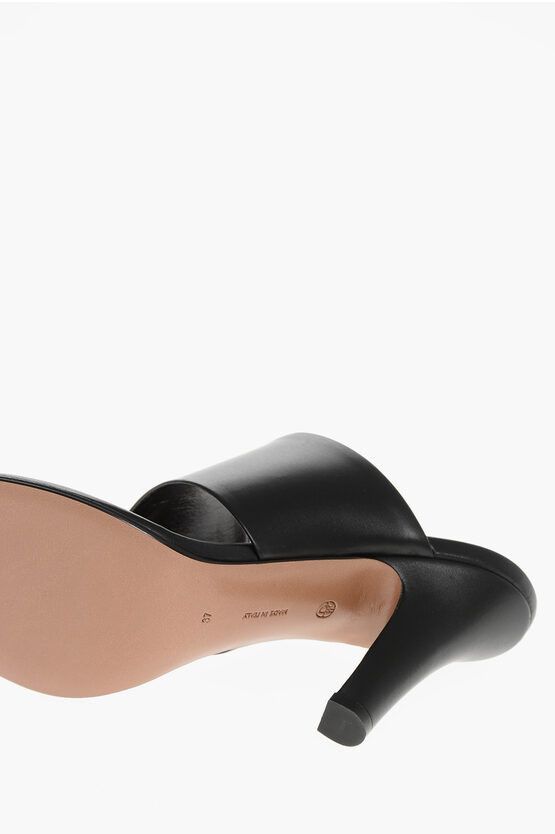 Leather SIGNUM Thong Sandals 10cm