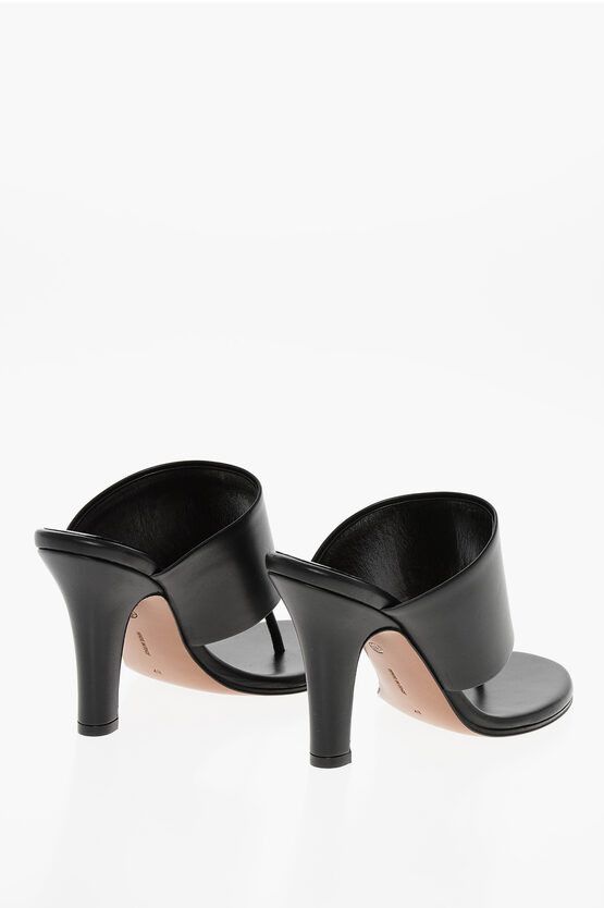 Leather SIGNUM Thong Sandals 10cm