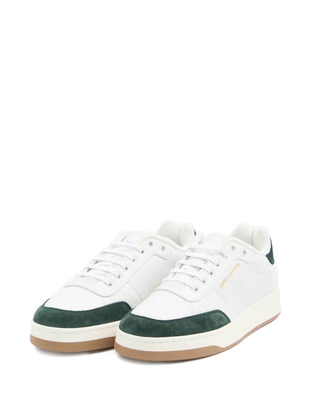 Saint Laurent Paris SL 61 LEATHER SNEAKERS Size US 7 / EU 40 - 4 Thumbnail