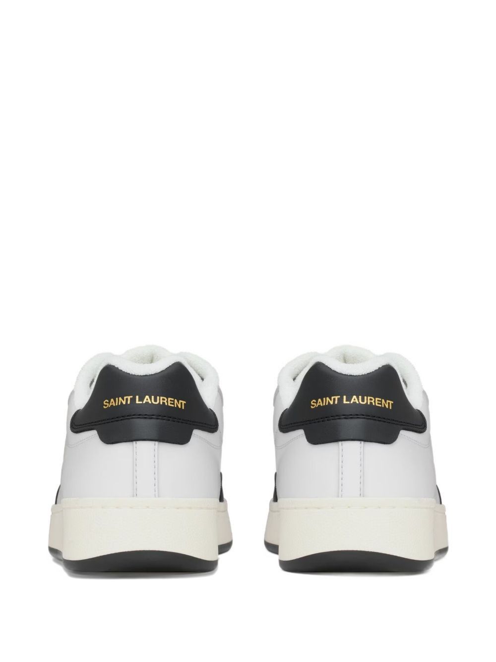 Saint Laurent Paris SL61 LEATHER SNEAKERS Size US 8 / EU 41 - 3 Thumbnail
